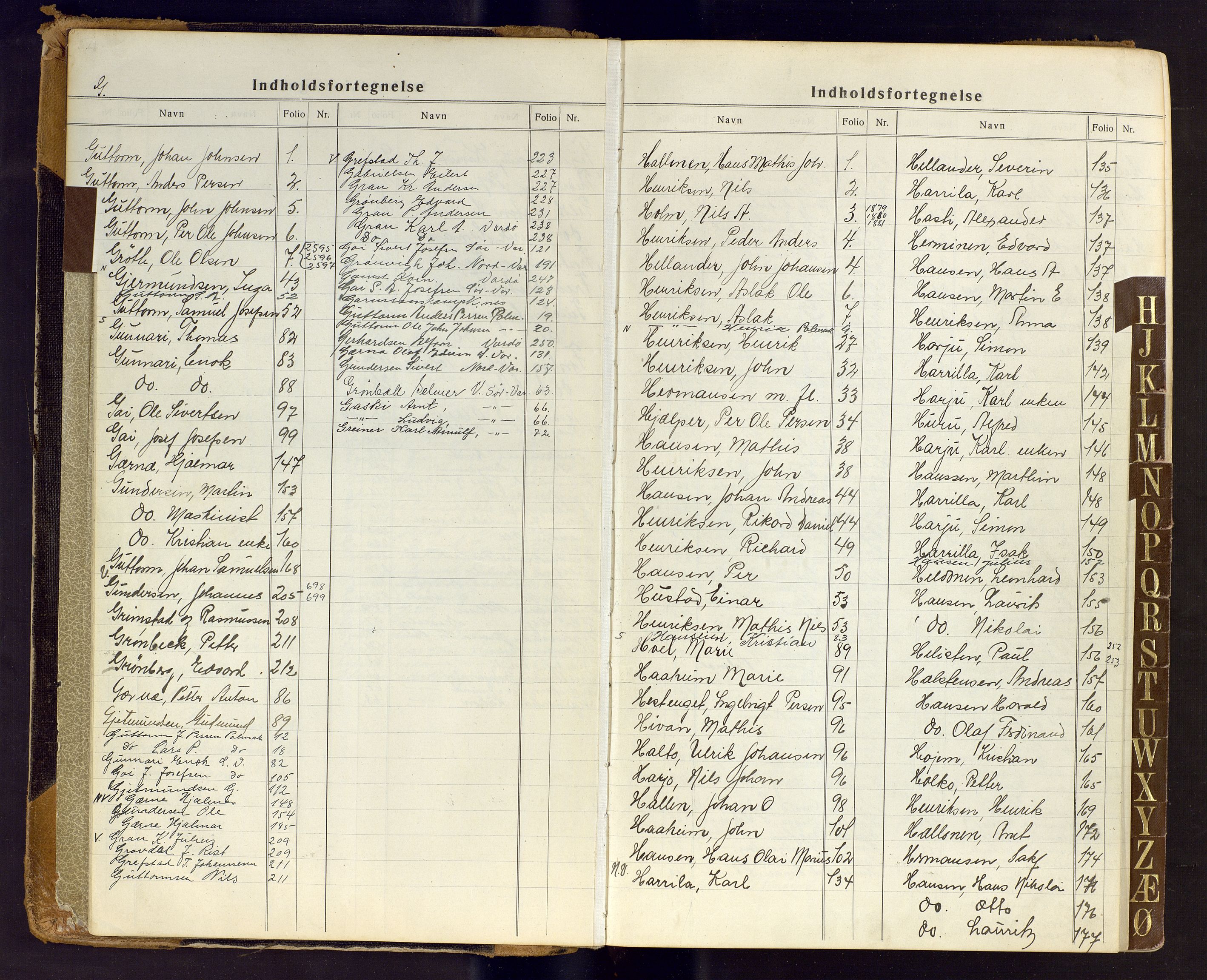 Finnmark jordsalgskommisjon/jordsalgskontor og Statskog SF Finnmark jordsalgskontor, AV/SATØ-S-1443/J/Ja/L0007: Forpaktningsbok for Finnmark III, 1913-1937