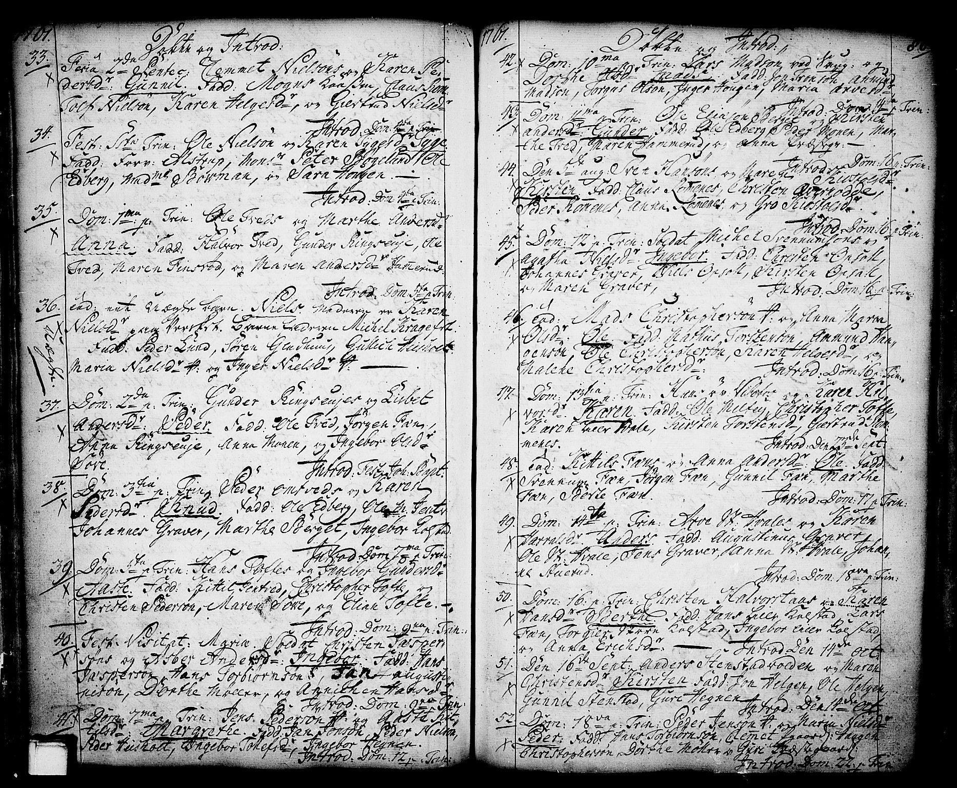 Holla kirkebøker, AV/SAKO-A-272/F/Fa/L0001: Ministerialbok nr. 1, 1717-1779, s. 86