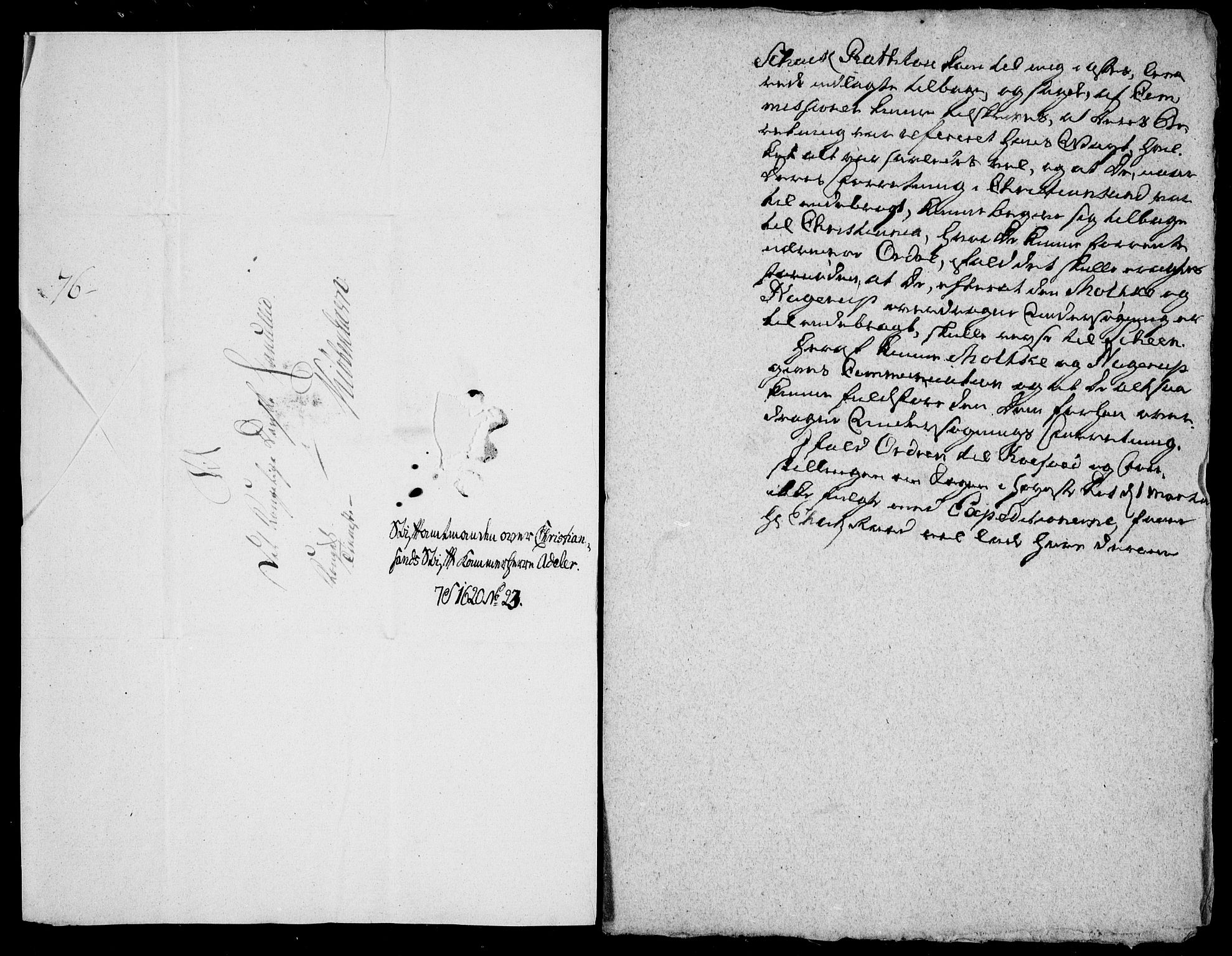 Danske Kanselli, Skapsaker, RA/EA-4061/F/L0101: Skap 16, pakke 7 VII, 1787, s. 1031