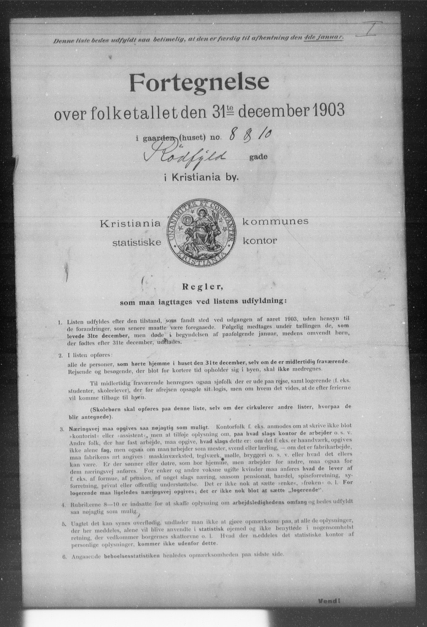 OBA, Kommunal folketelling 31.12.1903 for Kristiania kjøpstad, 1903, s. 16857
