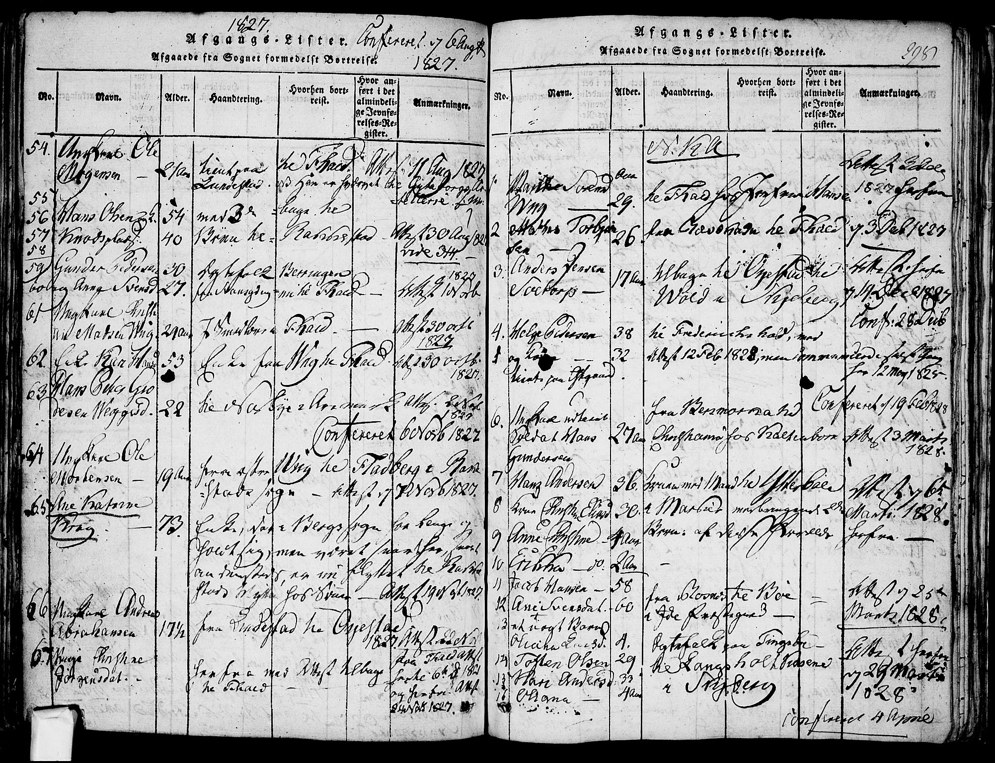 Berg prestekontor Kirkebøker, AV/SAO-A-10902/F/Fa/L0002: Ministerialbok nr. I 2, 1815-1831, s. 298