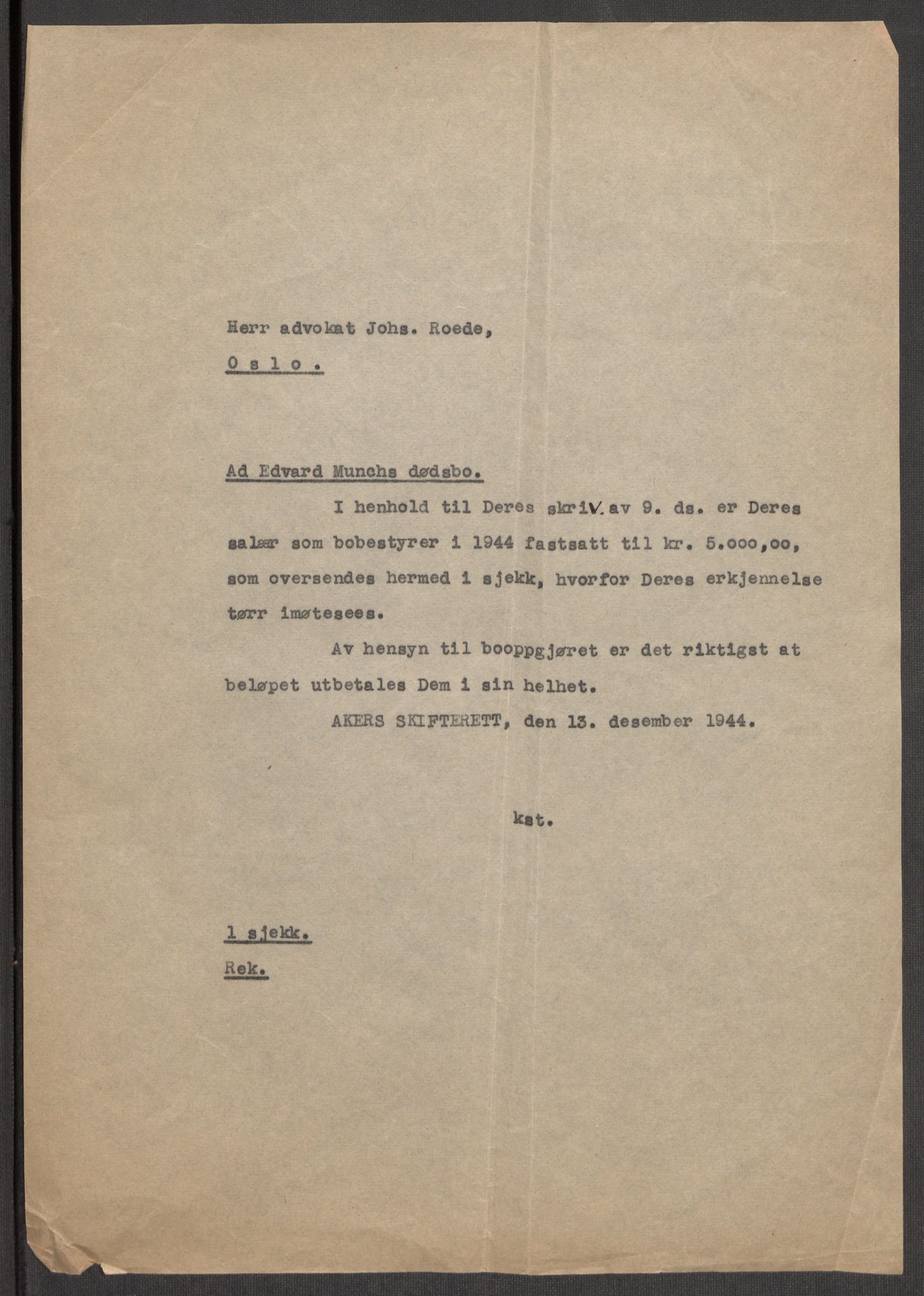 Oslo skifterett, AV/SAO-A-10383/I/Id/L0004: Bomapper (sluttede bo), 1948, s. 437