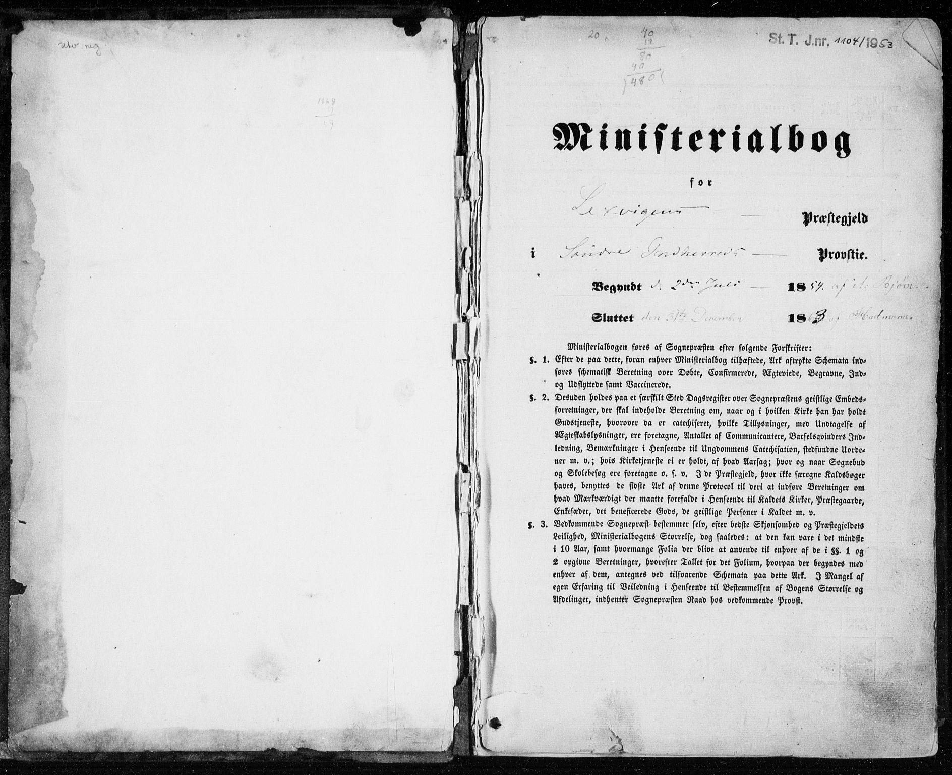 Ministerialprotokoller, klokkerbøker og fødselsregistre - Nord-Trøndelag, SAT/A-1458/701/L0008: Ministerialbok nr. 701A08 /1, 1854-1863