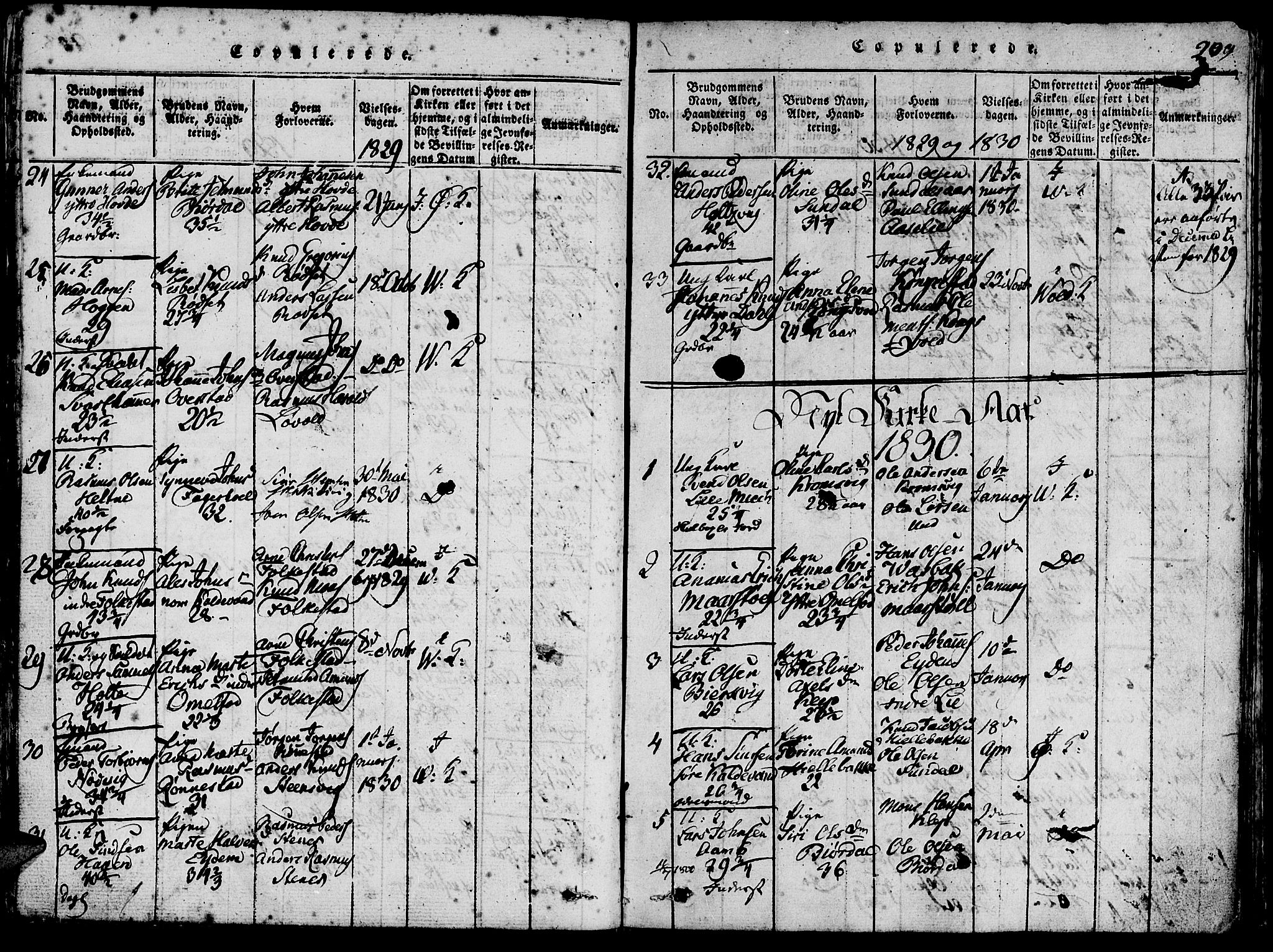 Ministerialprotokoller, klokkerbøker og fødselsregistre - Møre og Romsdal, AV/SAT-A-1454/511/L0138: Ministerialbok nr. 511A05, 1817-1832, s. 209