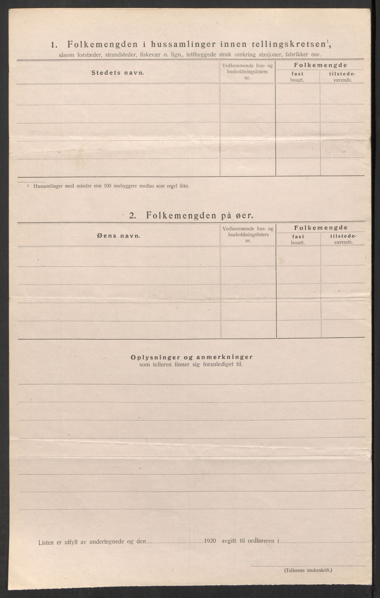 SAK, Folketelling 1920 for 0934 Vegusdal herred, 1920, s. 25