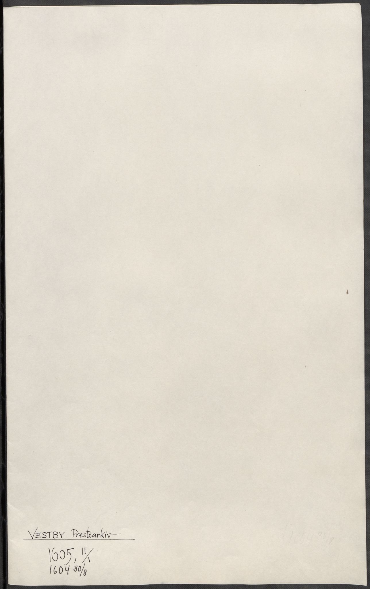 Riksarkivets diplomsamling, RA/EA-5965/F15/L0006: Prestearkiv - Akershus, 1593-1865, s. 147