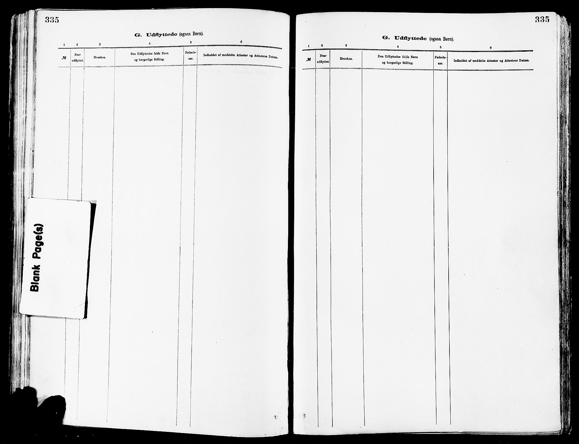 Avaldsnes sokneprestkontor, SAST/A -101851/H/Ha/Haa/L0015: Ministerialbok nr. A 15, 1880-1906, s. 335