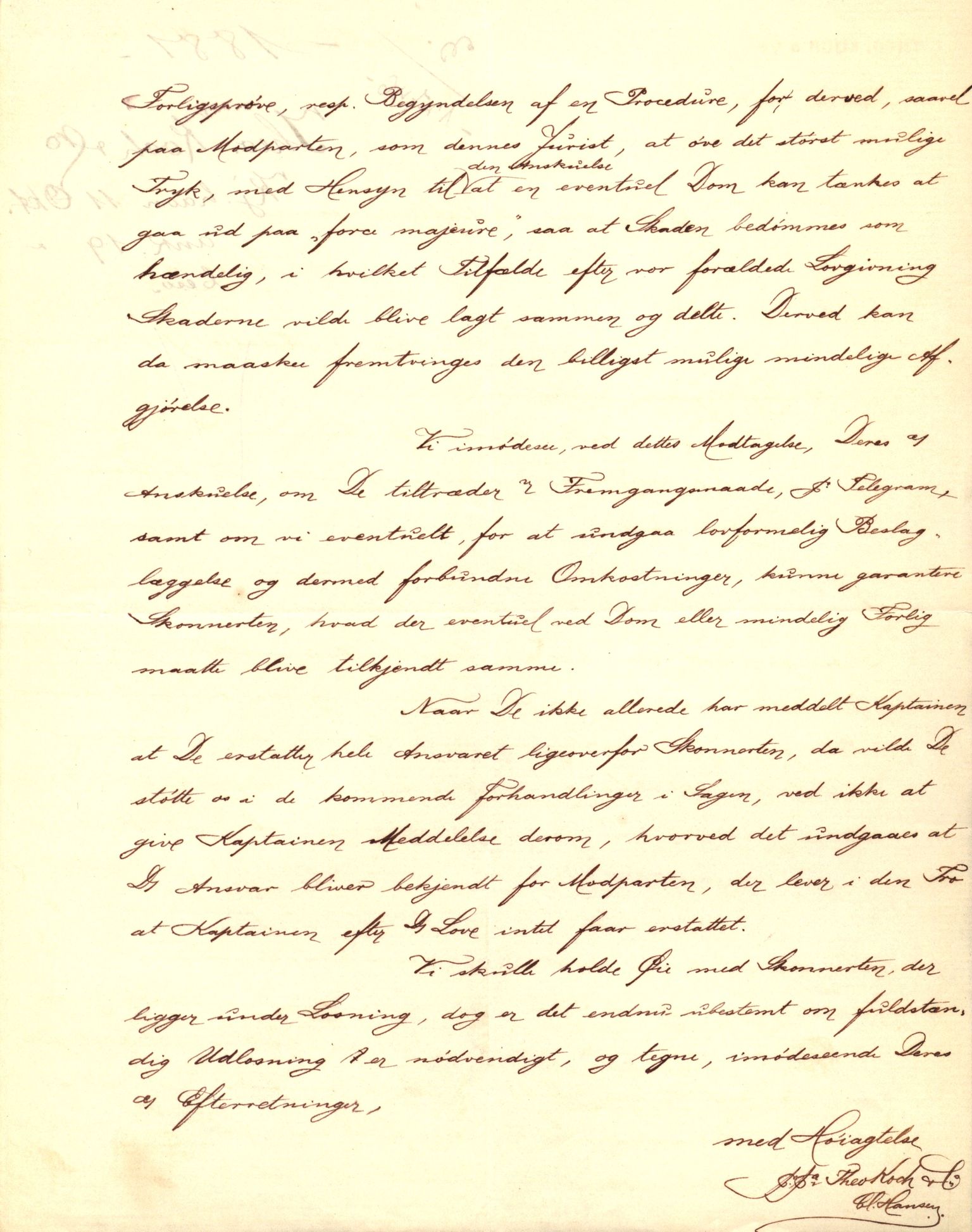 Pa 63 - Østlandske skibsassuranceforening, VEMU/A-1079/G/Ga/L0014/0004: Havaridokumenter / Bertrand, Frigga, Frank, Nordafjeld, 1881, s. 89