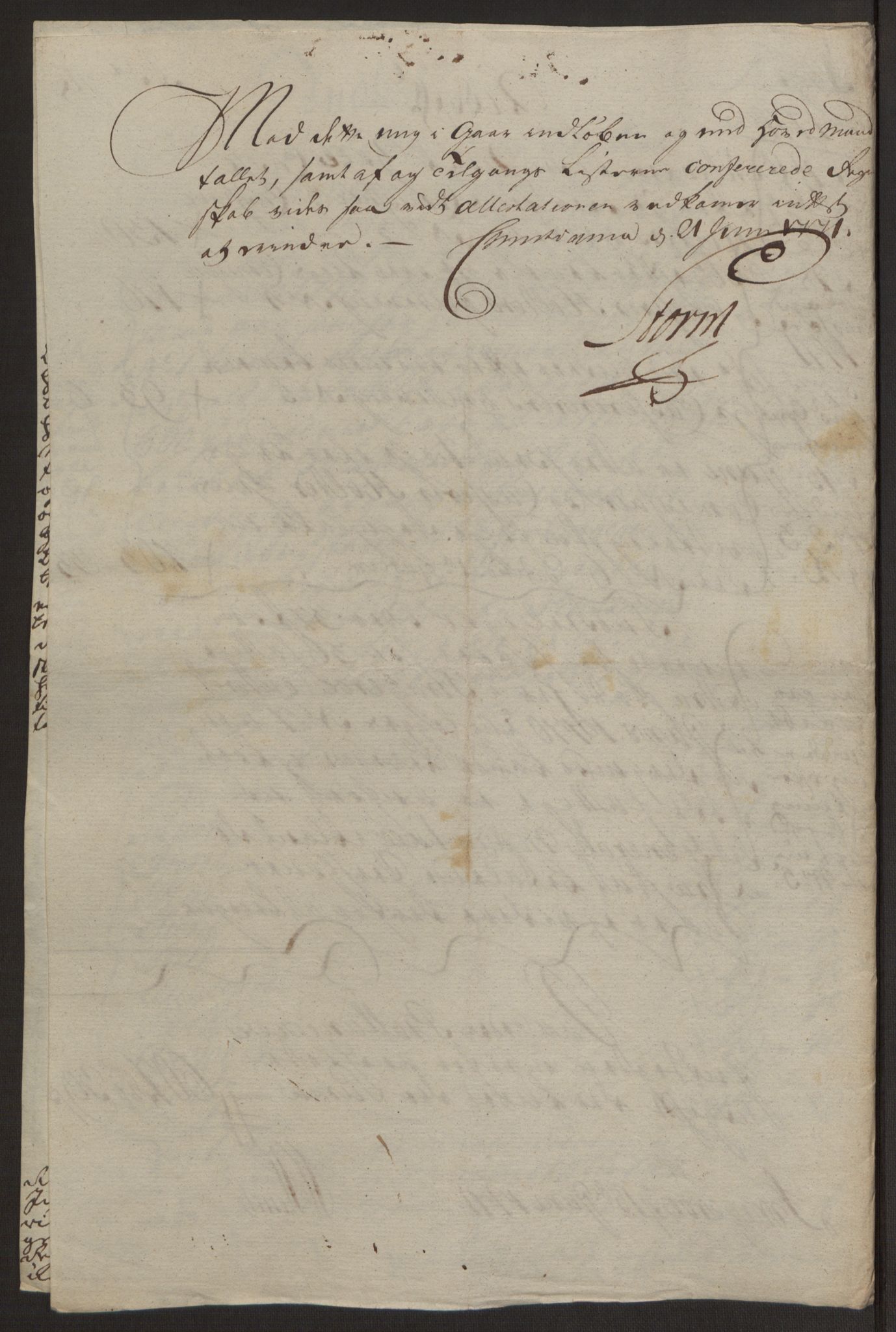 Rentekammeret inntil 1814, Reviderte regnskaper, Byregnskaper, AV/RA-EA-4066/R/Rk/L0218/0003: [K2] Kontribusjonsregnskap / Ekstra- og rangskatt, 1768-1772, s. 43