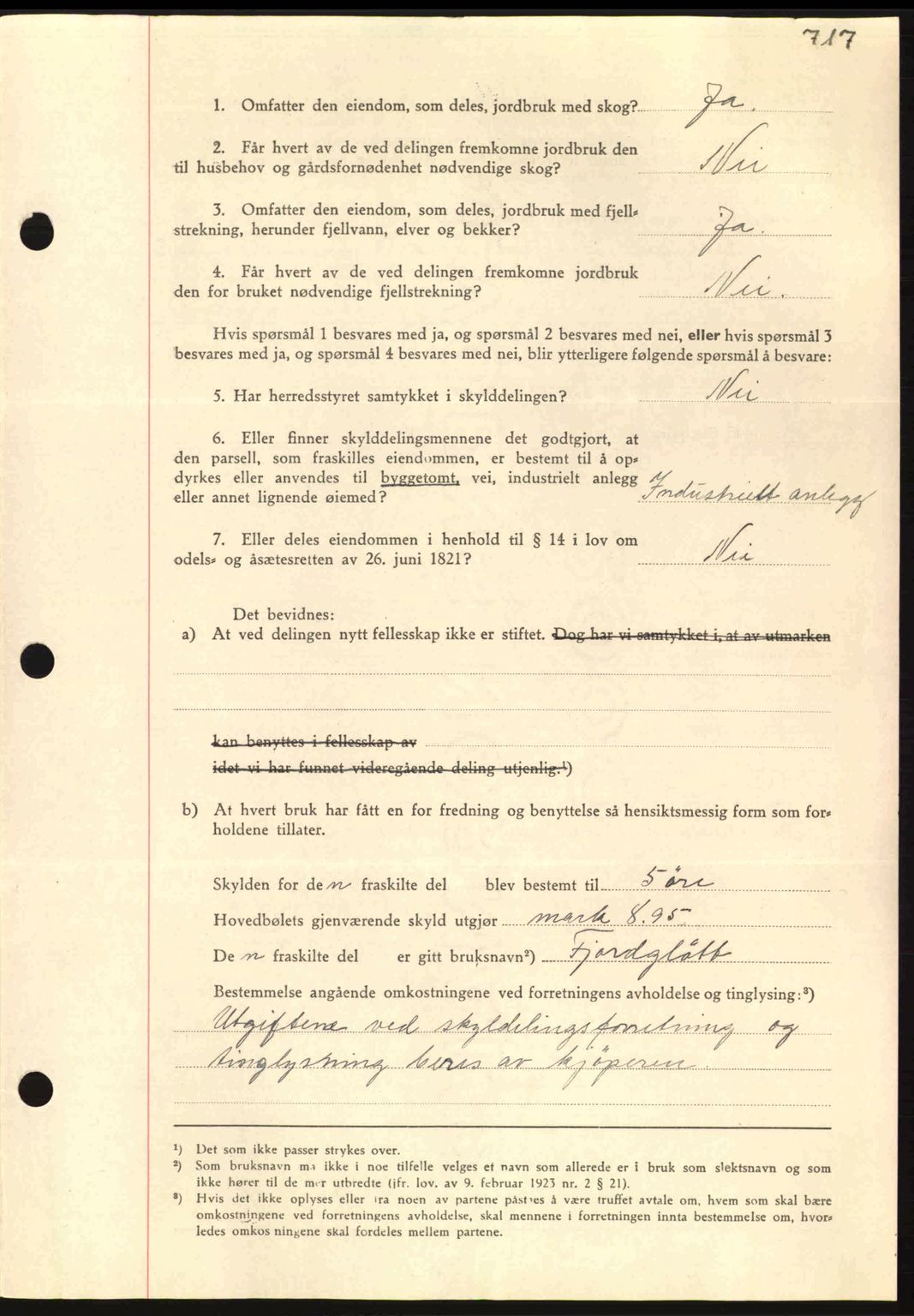 Nordmøre sorenskriveri, AV/SAT-A-4132/1/2/2Ca: Pantebok nr. A93, 1942-1942, Dagboknr: 2387/1942