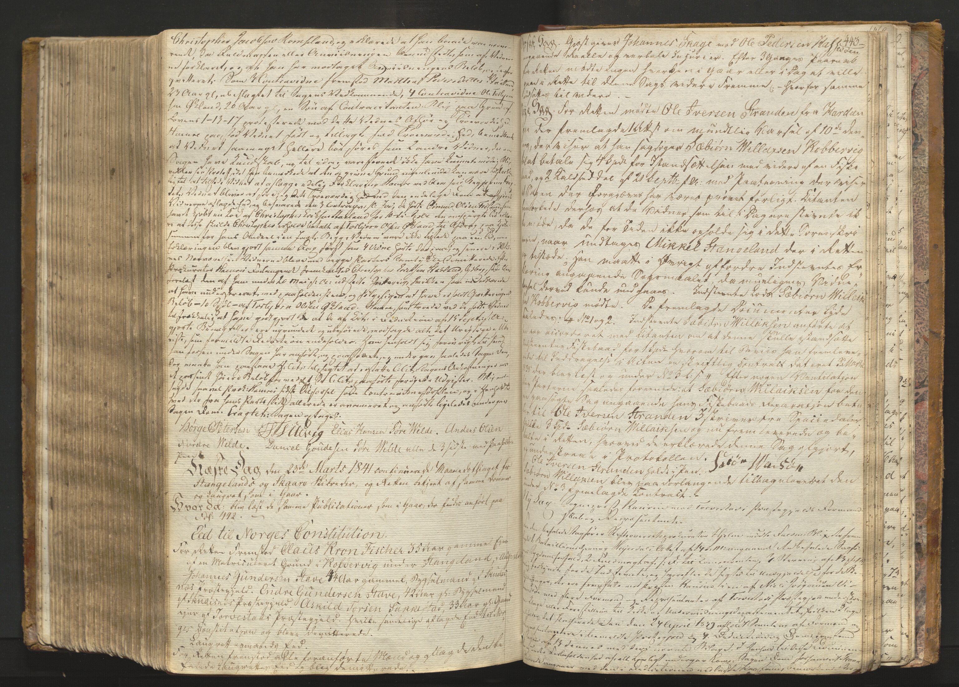 Karmsund sorenskriveri, AV/SAST-A-100311/01/I/IA/IAB/L0003: TINGBOK, 1833-1841, s. 442b-443a
