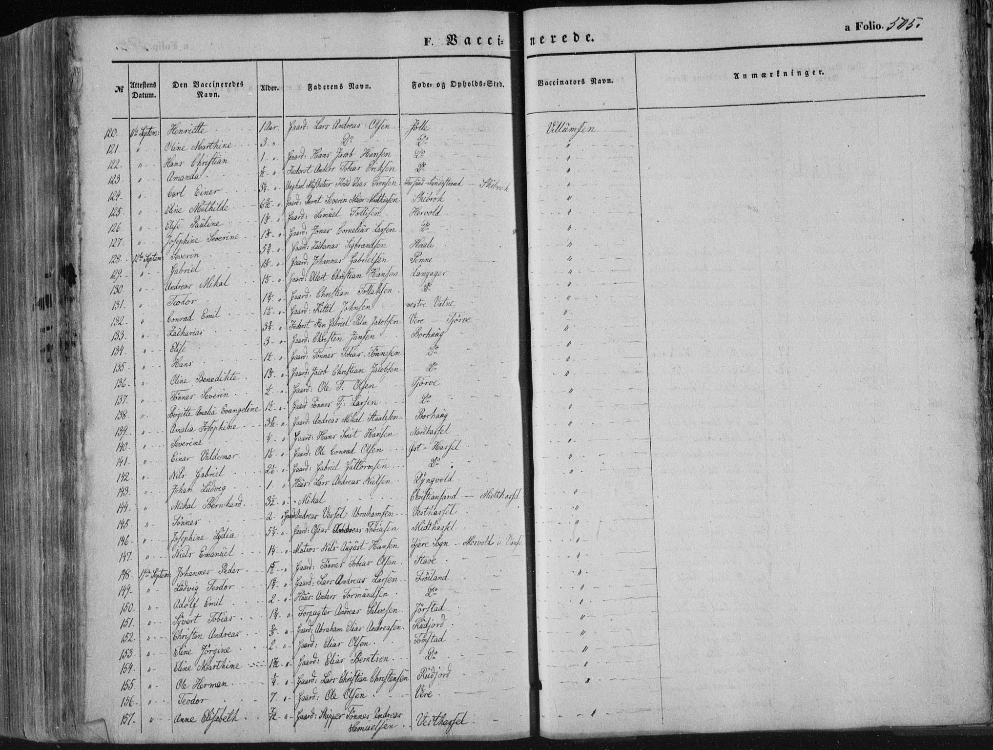 Lista sokneprestkontor, SAK/1111-0027/F/Fa/L0011: Ministerialbok nr. A 11, 1861-1878, s. 505