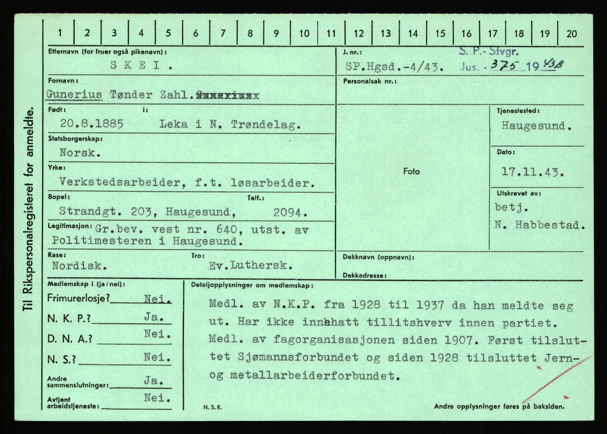 Statspolitiet - Hovedkontoret / Osloavdelingen, AV/RA-S-1329/C/Ca/L0014: Seterlien - Svartås, 1943-1945, s. 898