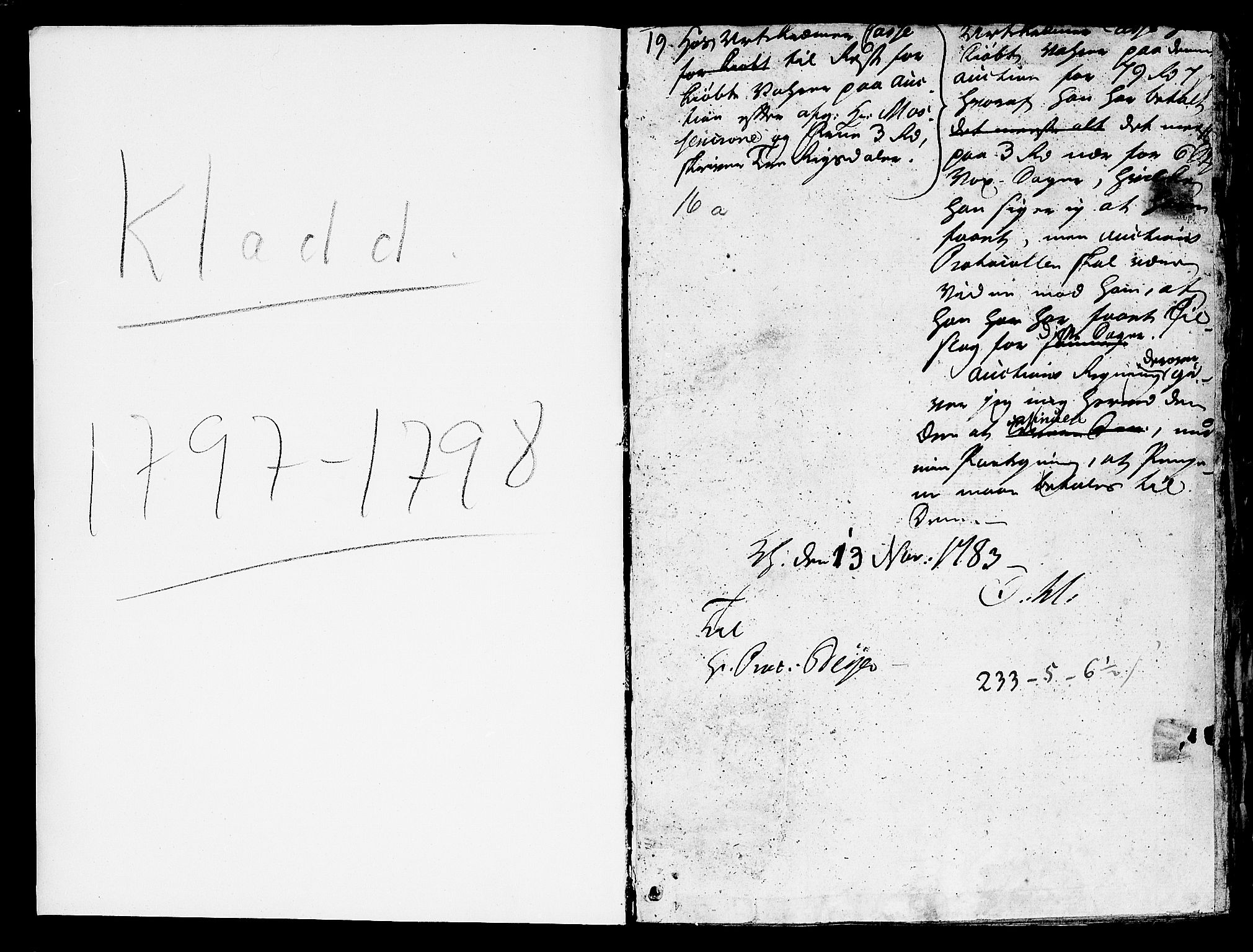 Namdal sorenskriveri, SAT/A-4133/1/3/3A/L0020: Skifteprotokoll nr. 16a, 1797-1798