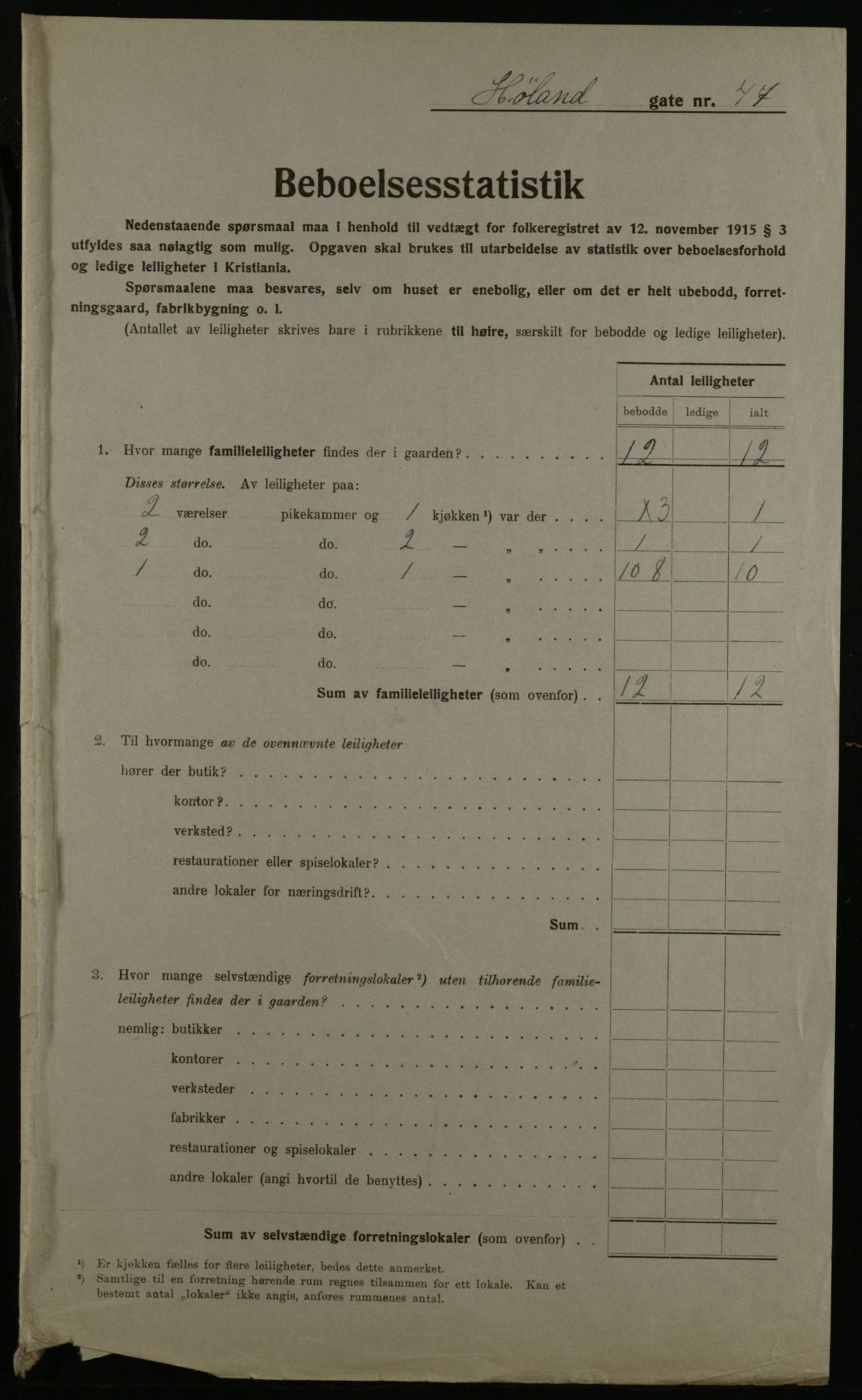 OBA, Kommunal folketelling 1.12.1923 for Kristiania, 1923, s. 47598