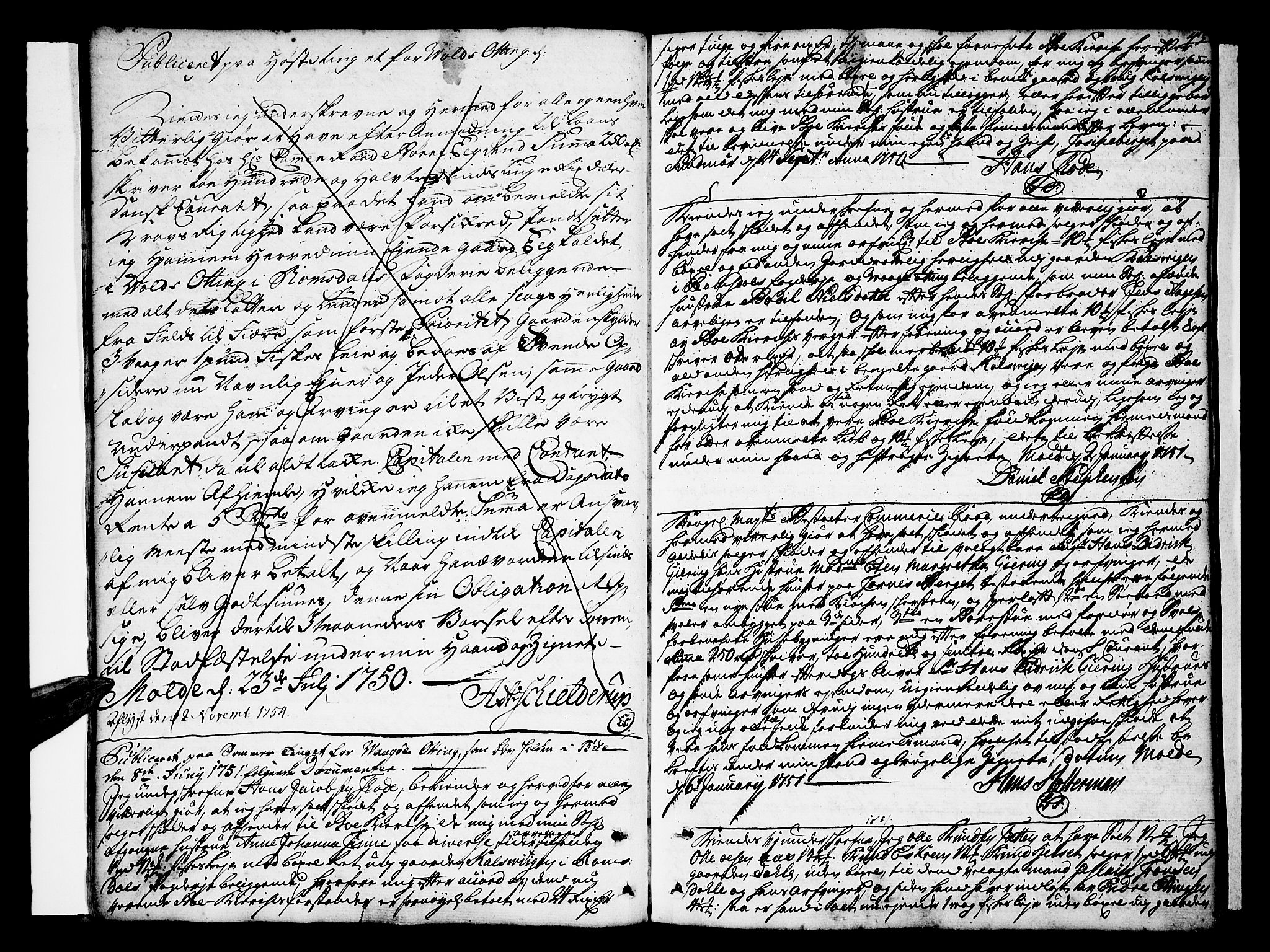 Romsdal sorenskriveri, SAT/A-4149/1/2/2C/L0003: Pantebok nr. 3, 1747-1767, s. 43