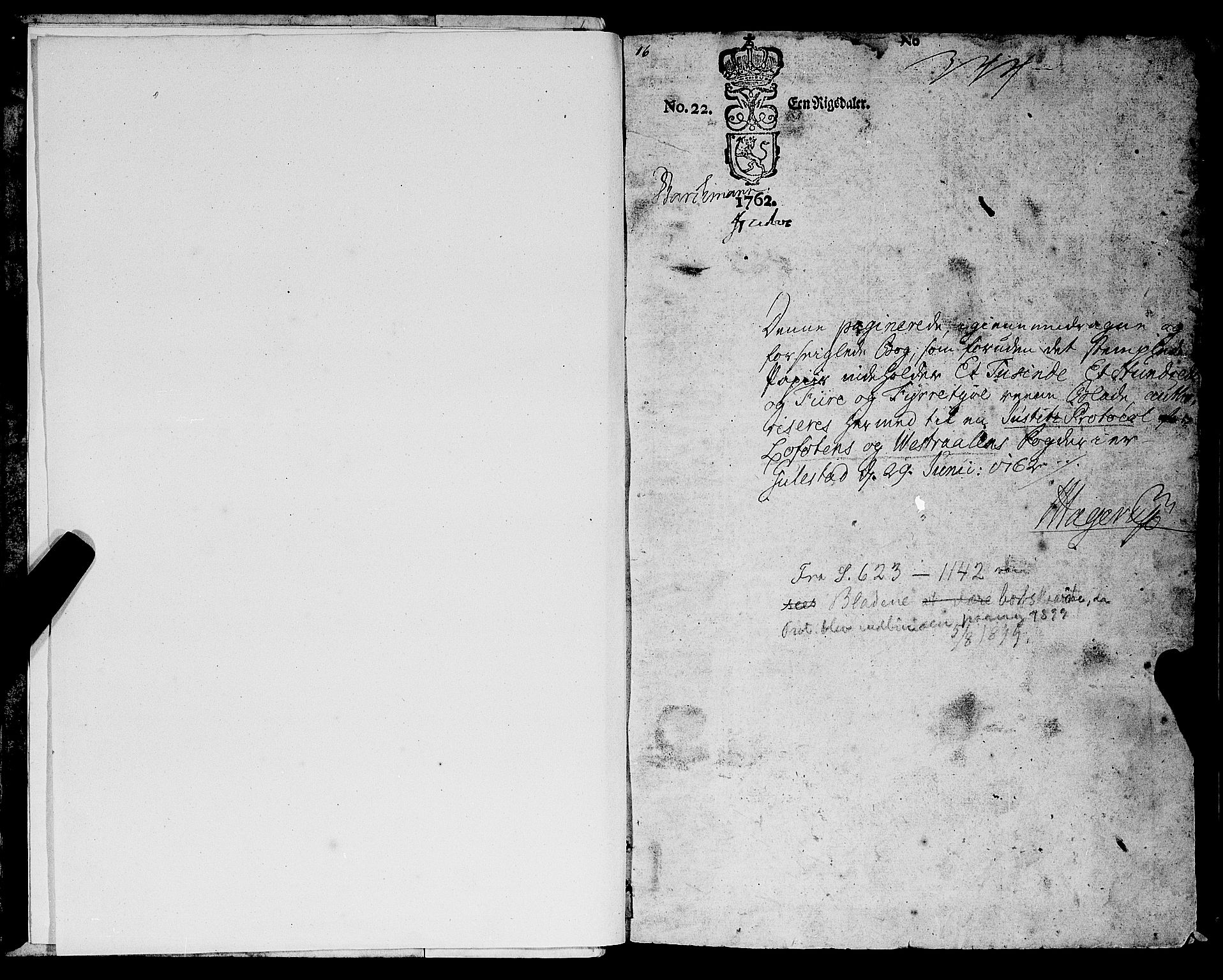 Vesterålen sorenskriveri, SAT/A-4180/1/1/1A/L0007: Tingbok, 1767-1777