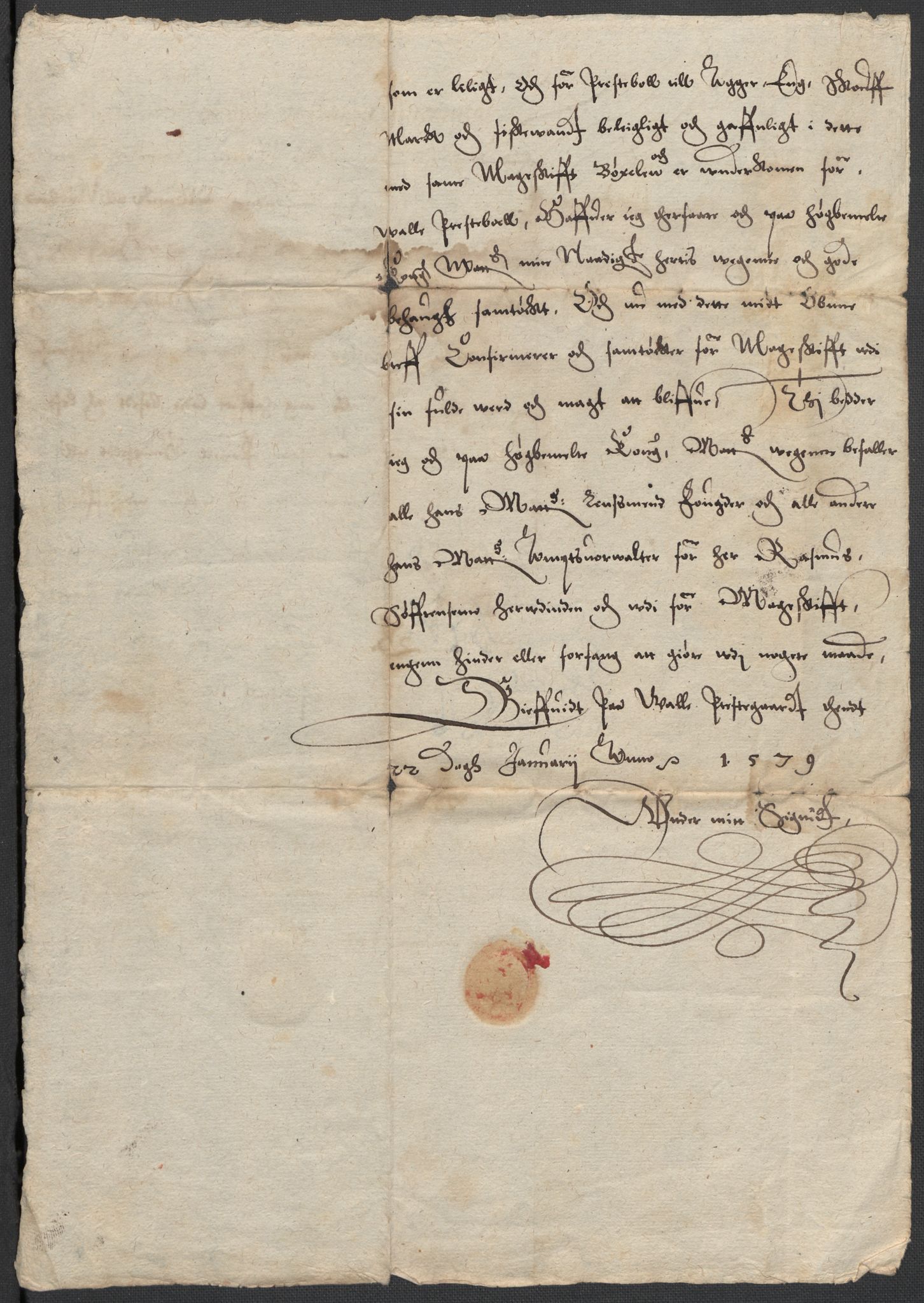 Riksarkivets diplomsamling, AV/RA-EA-5965/F02/L0081: Dokumenter, 1579, s. 9