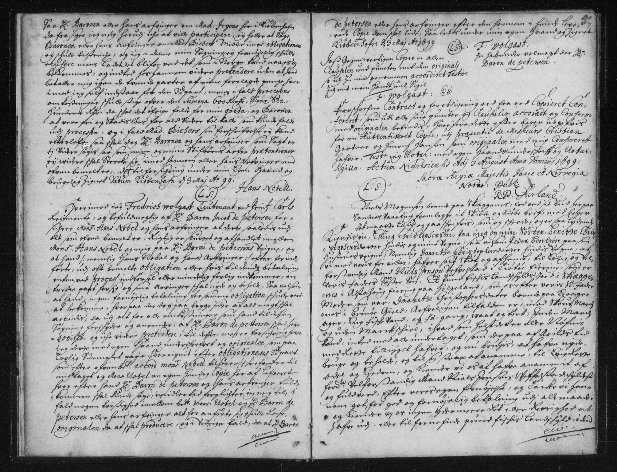 Helgeland sorenskriveri, SAT/A-0004/2/2C/L0001: Pantebok nr. 1a, 1700-1729, s. 5