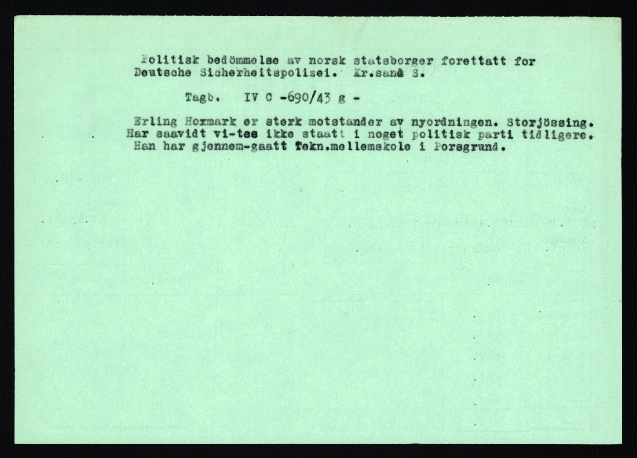 Statspolitiet - Hovedkontoret / Osloavdelingen, AV/RA-S-1329/C/Ca/L0007: Hol - Joelsen, 1943-1945, s. 1196