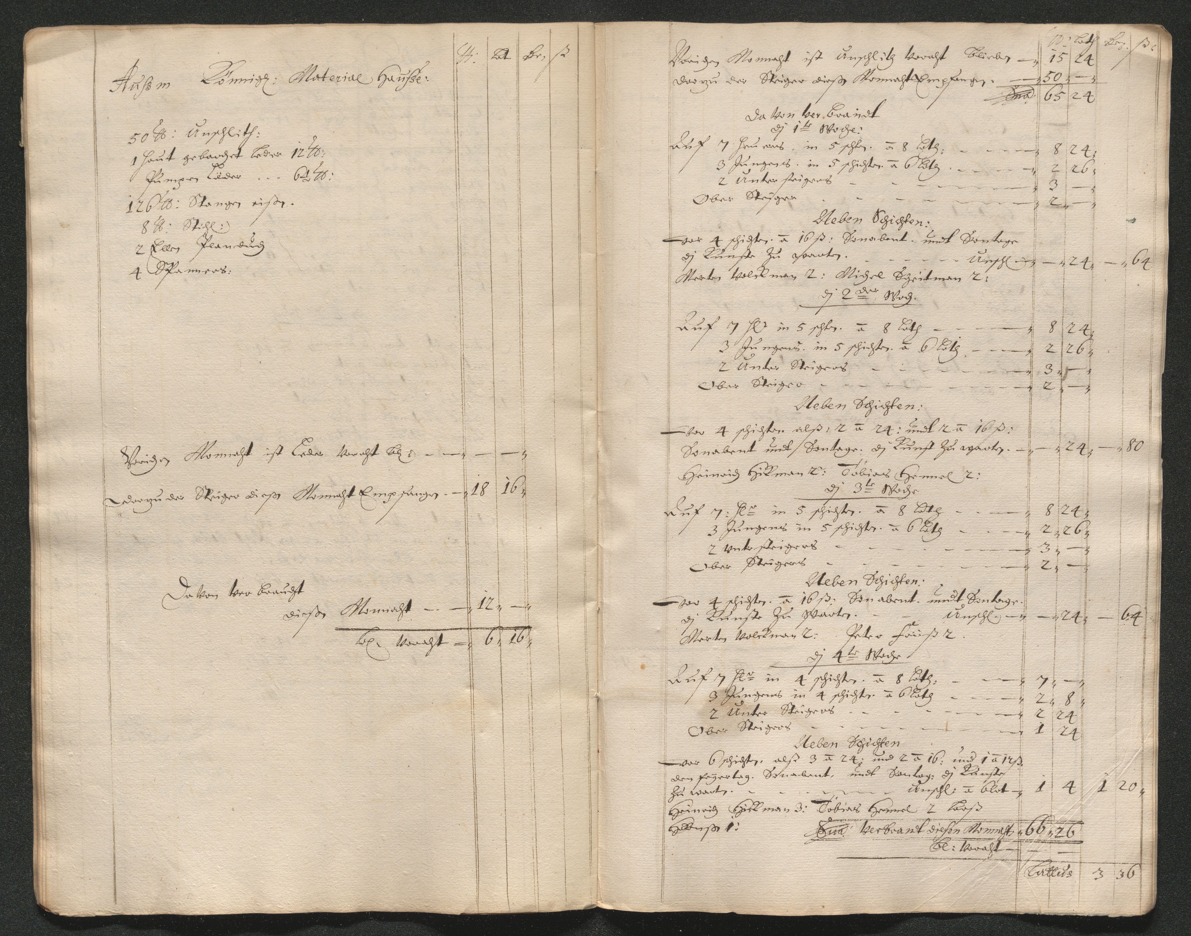 Kongsberg Sølvverk 1623-1816, AV/SAKO-EA-3135/001/D/Dc/Dcd/L0064: Utgiftsregnskap for gruver m.m. , 1687, s. 394