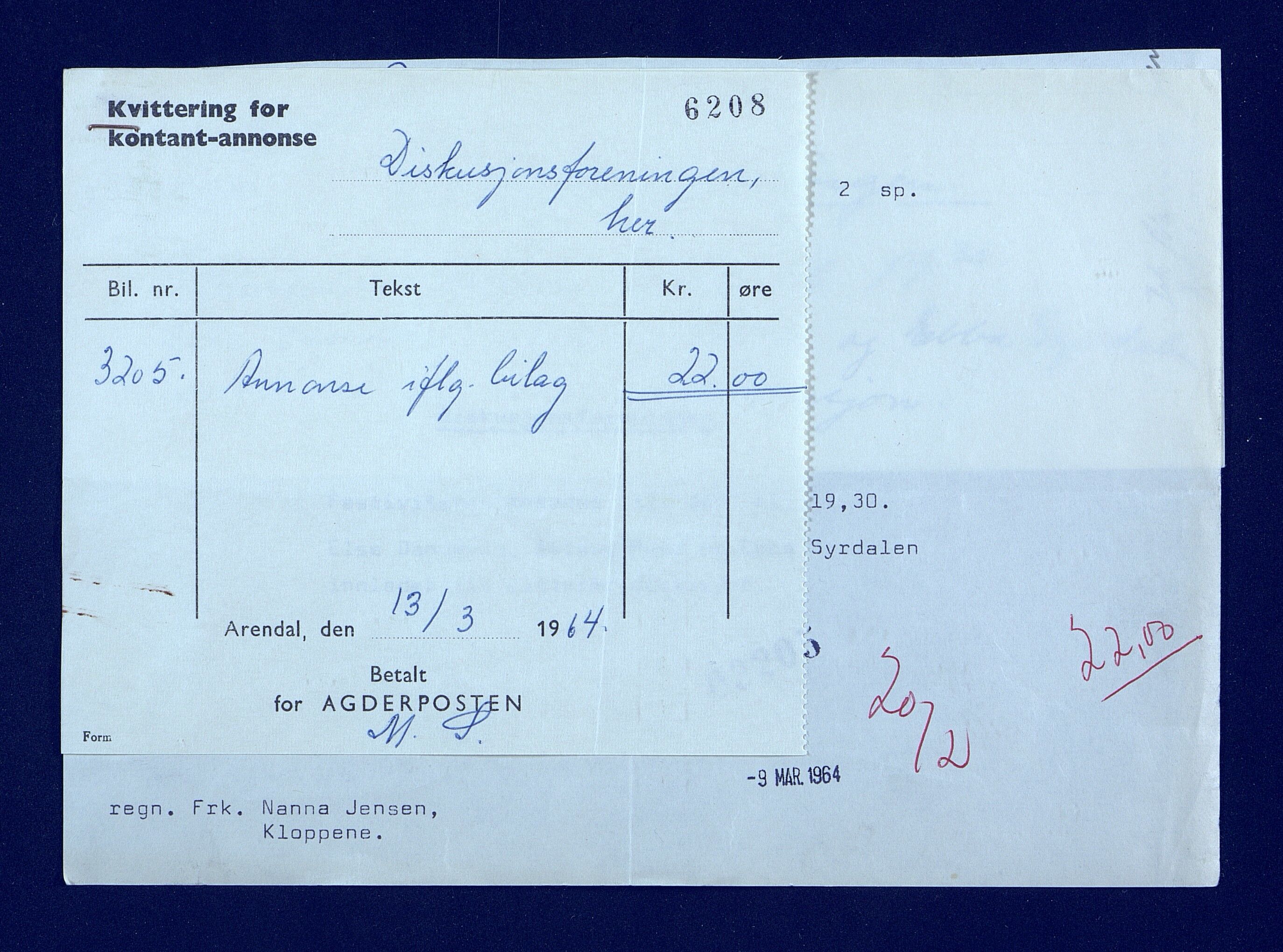 Samling av foreningsarkiv. A-Å, AAKS/PA-1059/F/L0014: Foreninger, Arendal