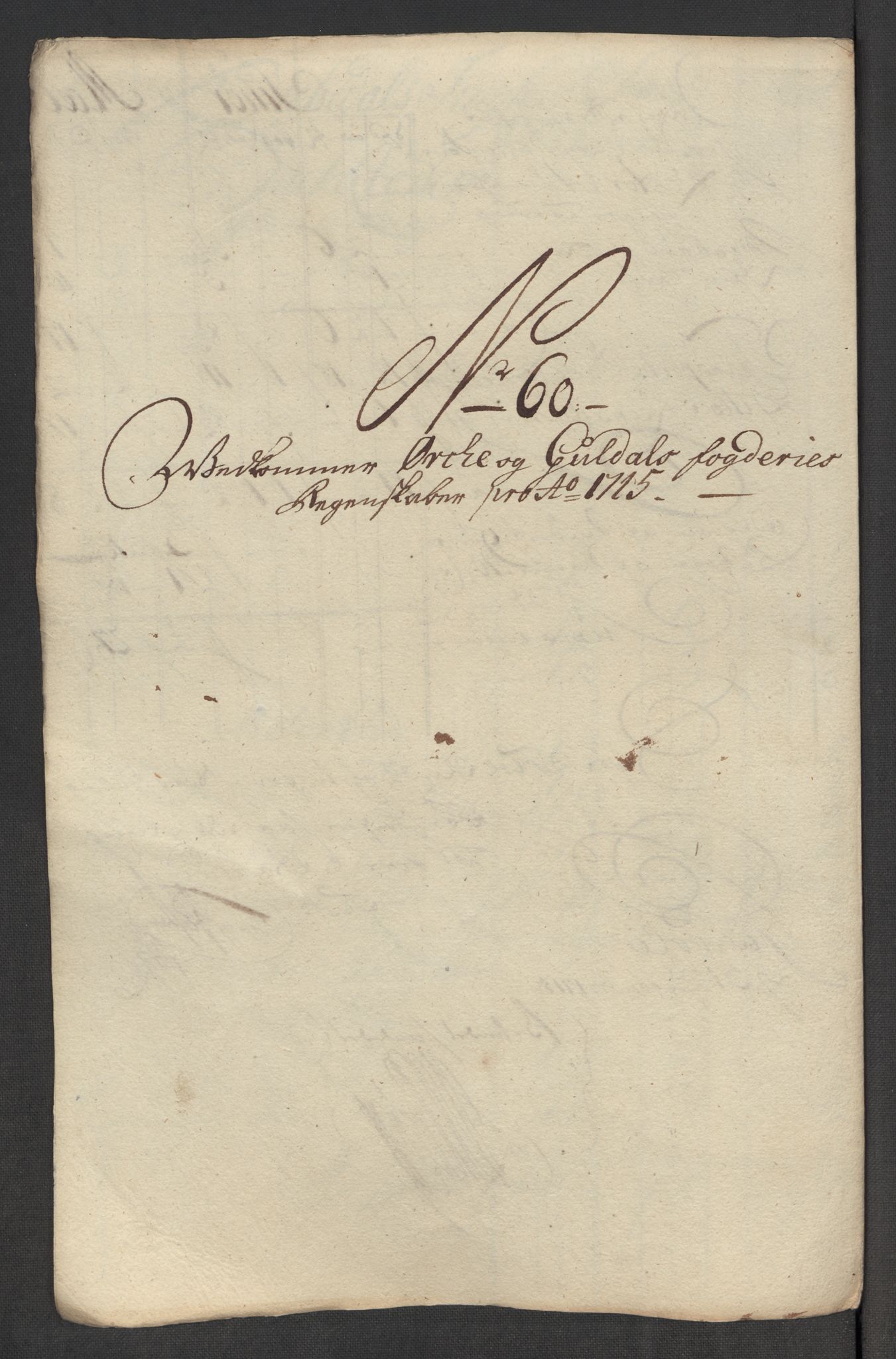 Rentekammeret inntil 1814, Reviderte regnskaper, Fogderegnskap, AV/RA-EA-4092/R60/L3966: Fogderegnskap Orkdal og Gauldal, 1715, s. 453