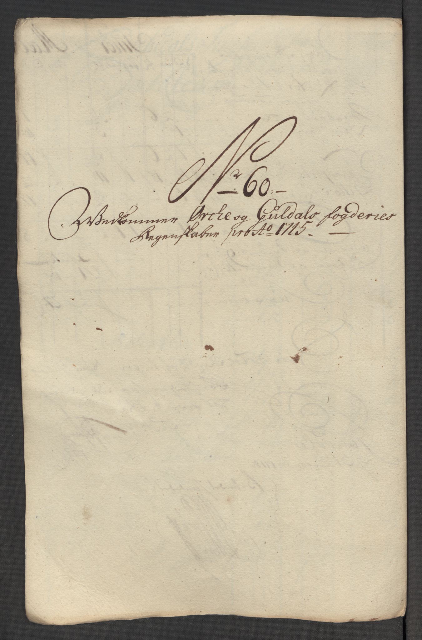 Rentekammeret inntil 1814, Reviderte regnskaper, Fogderegnskap, RA/EA-4092/R60/L3966: Fogderegnskap Orkdal og Gauldal, 1715, s. 453