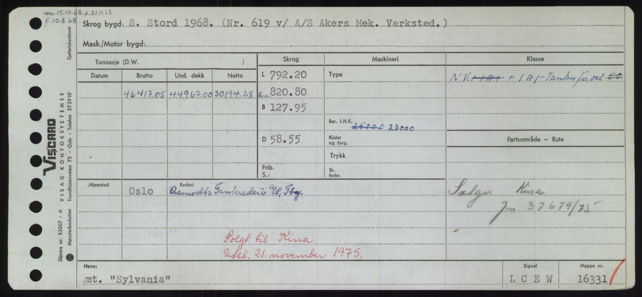 Sjøfartsdirektoratet med forløpere, Skipsmålingen, RA/S-1627/H/Hd/L0037: Fartøy, Su-Så, s. 439