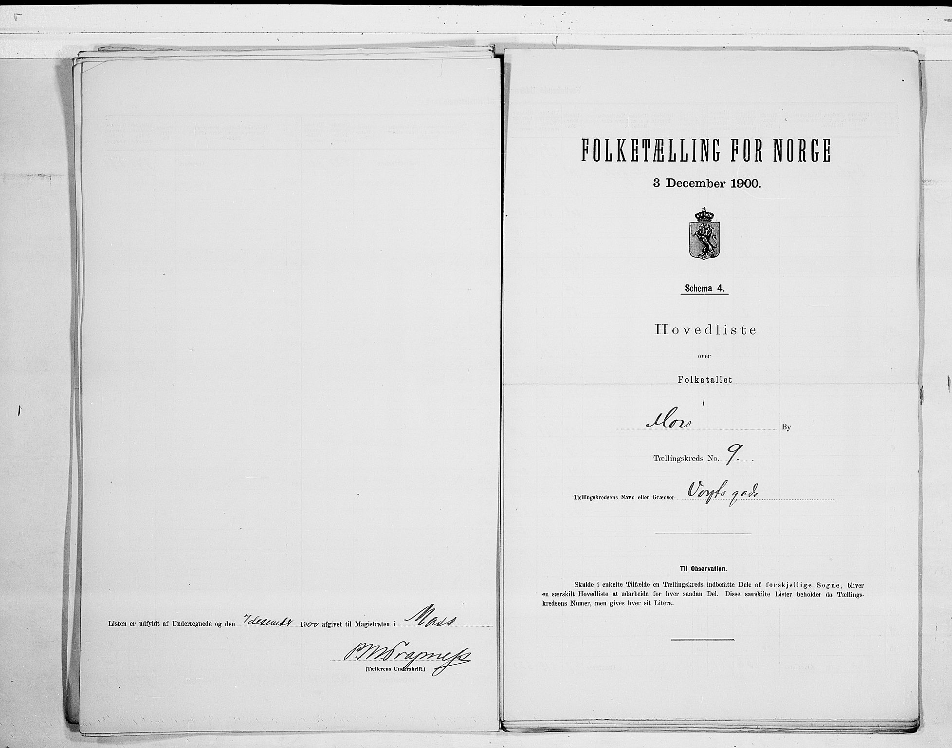 SAO, Folketelling 1900 for 0104 Moss kjøpstad, 1900, s. 20