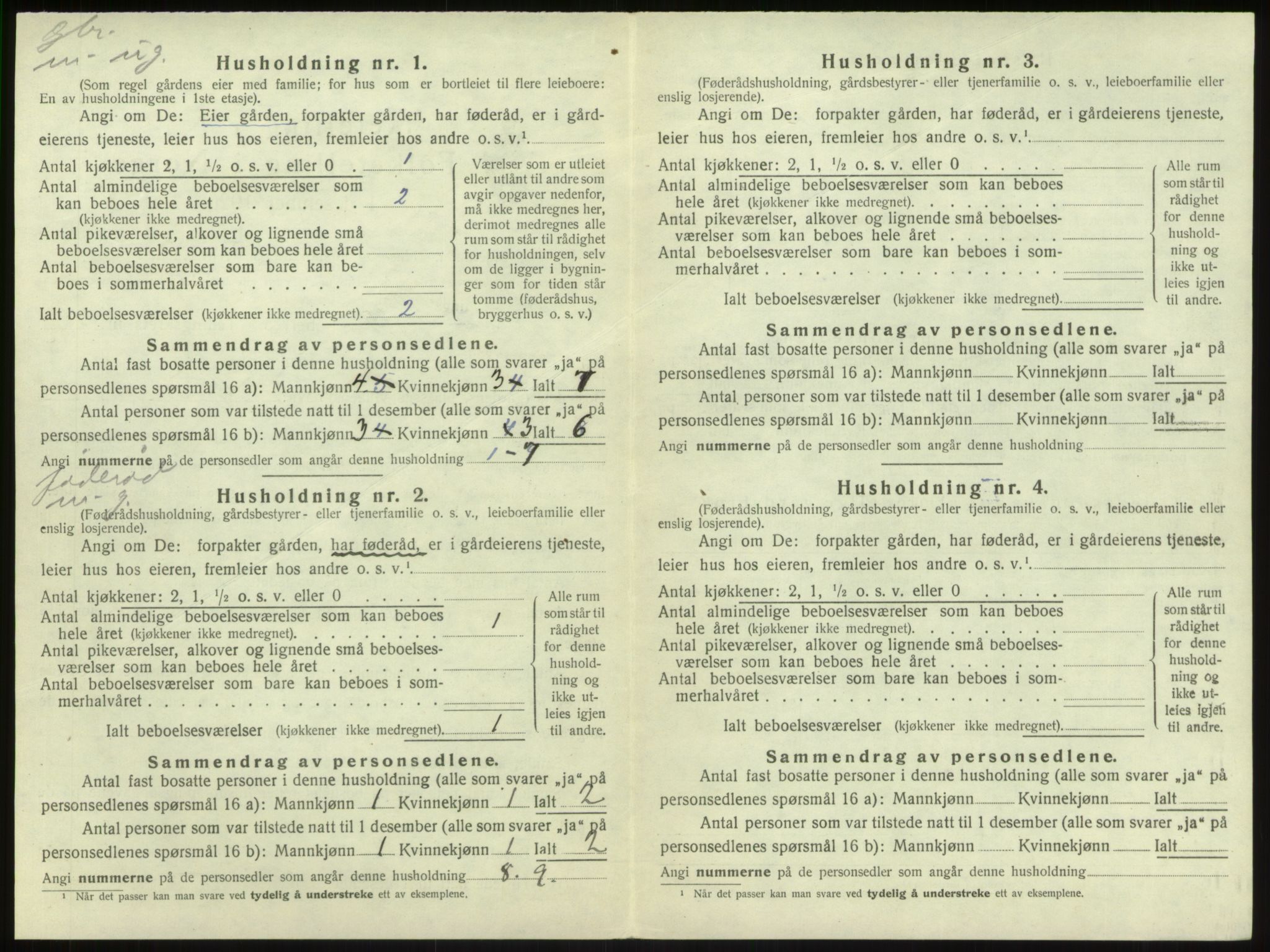 SAB, Folketelling 1920 for 1420 Sogndal herred, 1920, s. 863