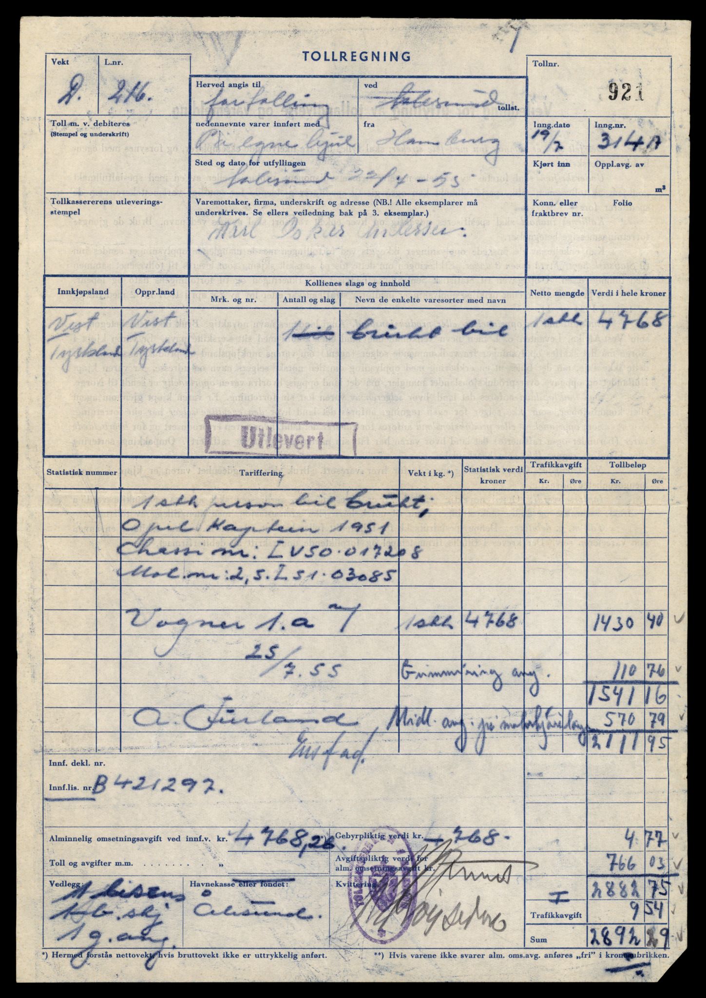 Møre og Romsdal vegkontor - Ålesund trafikkstasjon, AV/SAT-A-4099/F/Fe/L0048: Registreringskort for kjøretøy T 14721 - T 14863, 1927-1998, s. 3221