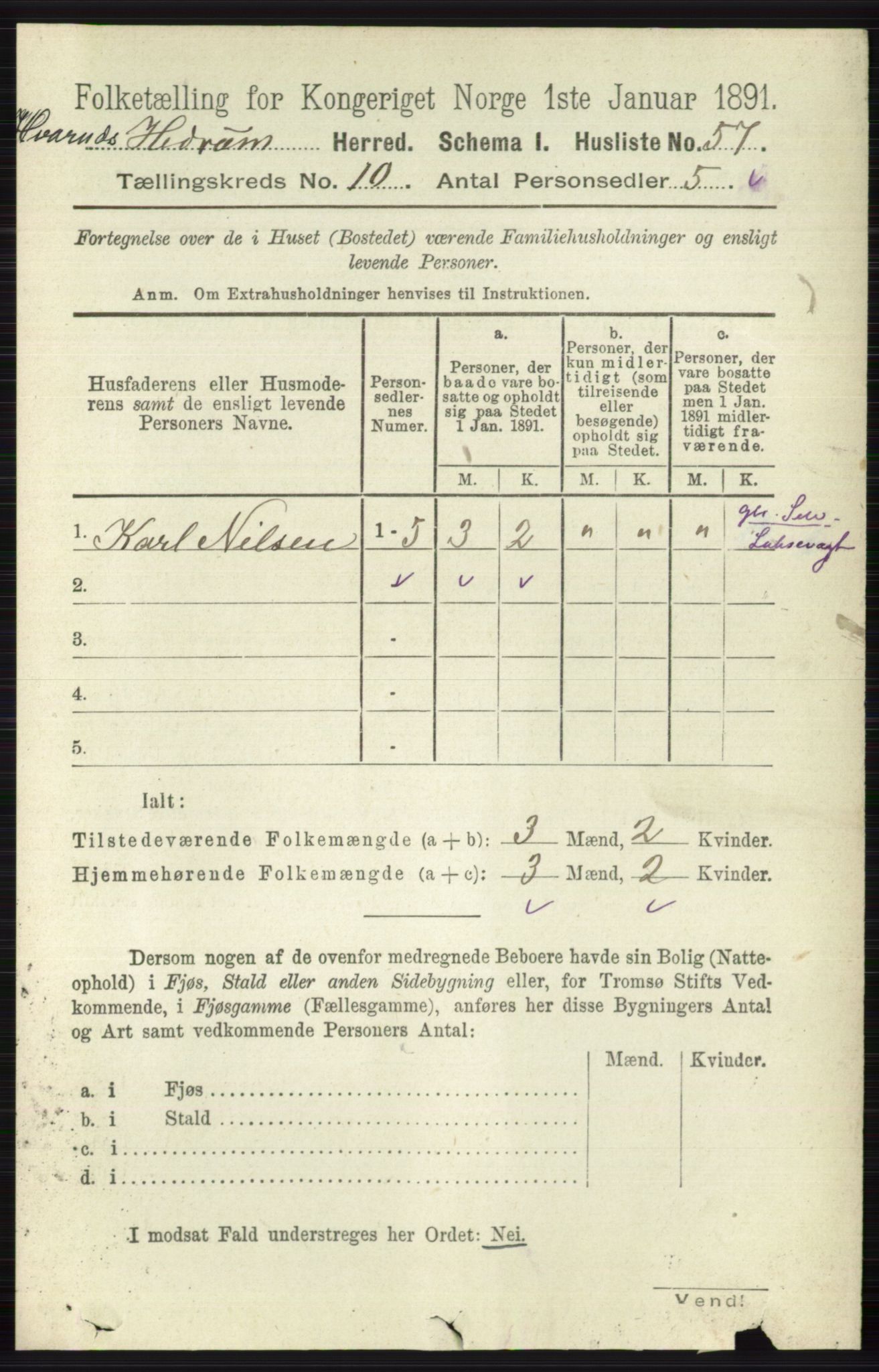 RA, Folketelling 1891 for 0727 Hedrum herred, 1891, s. 4382