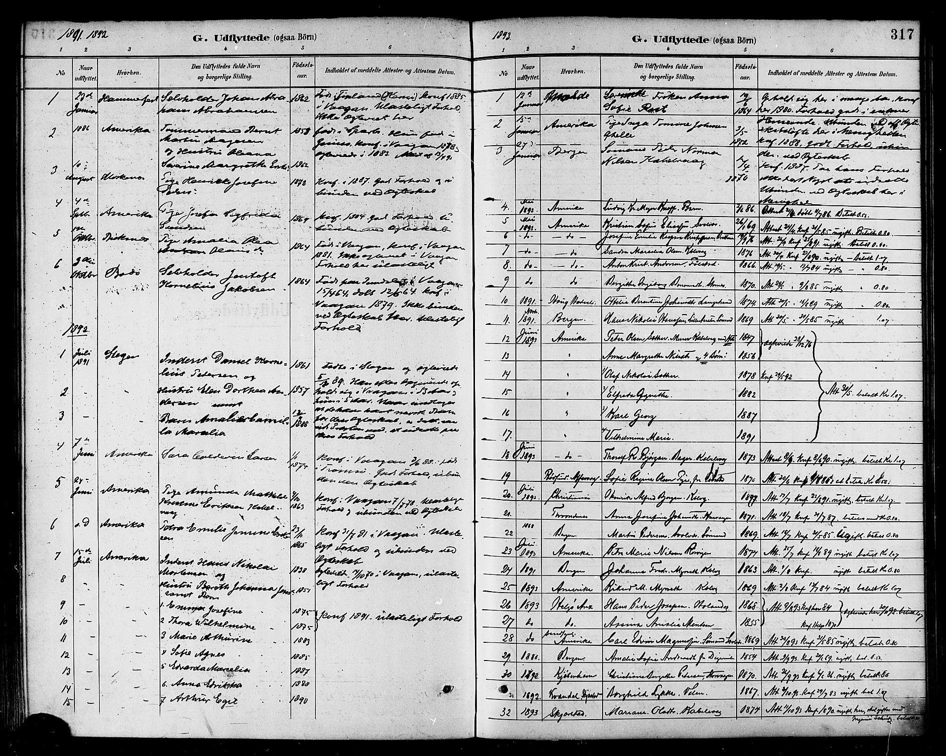 Ministerialprotokoller, klokkerbøker og fødselsregistre - Nordland, SAT/A-1459/874/L1060: Ministerialbok nr. 874A04, 1890-1899, s. 317