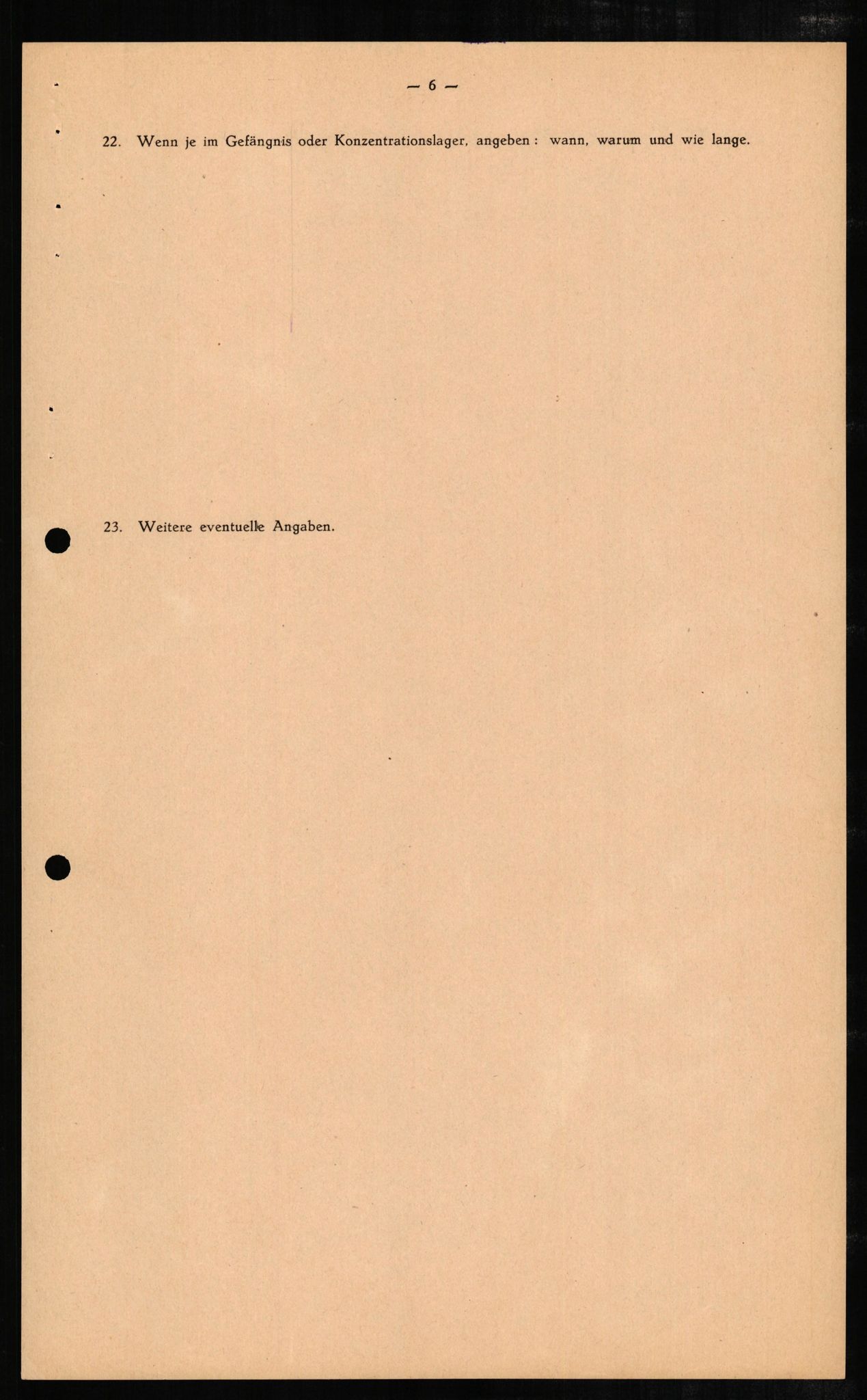 Forsvaret, Forsvarets overkommando II, RA/RAFA-3915/D/Db/L0005: CI Questionaires. Tyske okkupasjonsstyrker i Norge. Tyskere., 1945-1946, s. 71