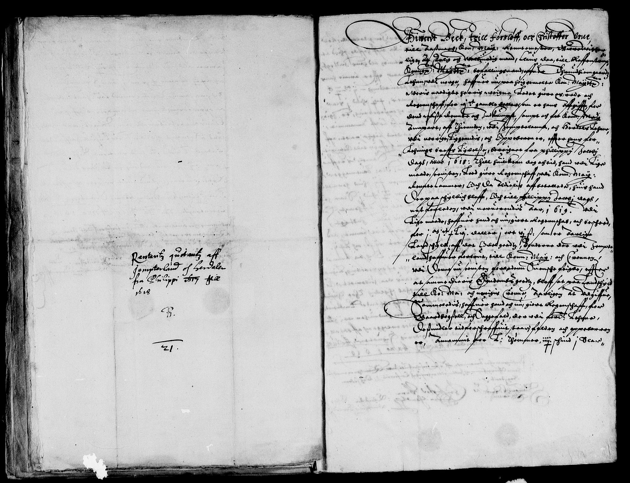 Rentekammeret inntil 1814, Reviderte regnskaper, Lensregnskaper, AV/RA-EA-5023/R/Rb/Rbw/L0019: Trondheim len, 1619-1620