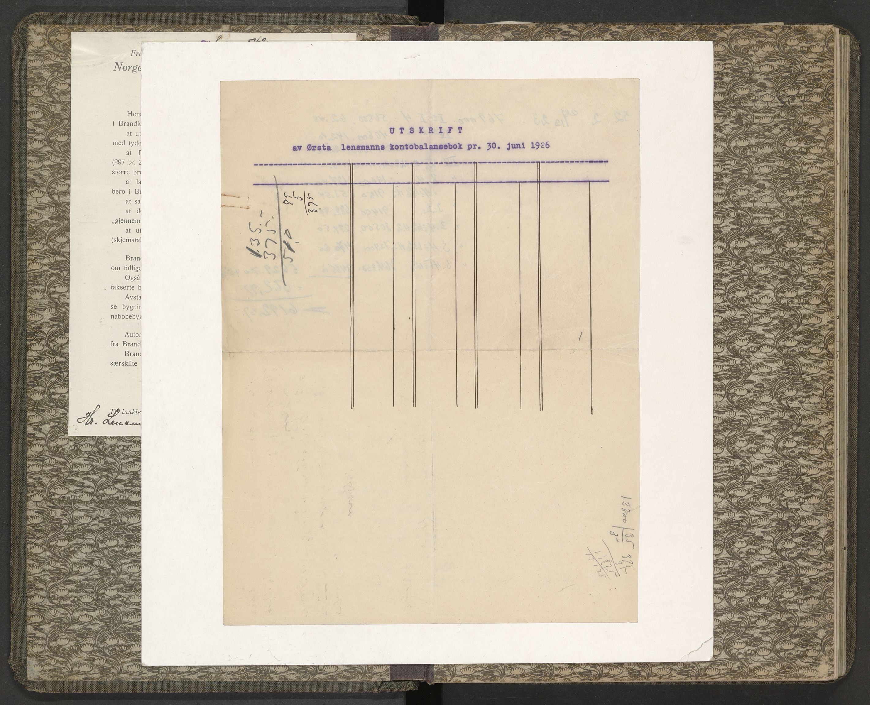 Norges Brannkasse Ørsta, AV/SAT-A-5489/F/Fa/L0001: Branntakstprotokoll, 1906-1934