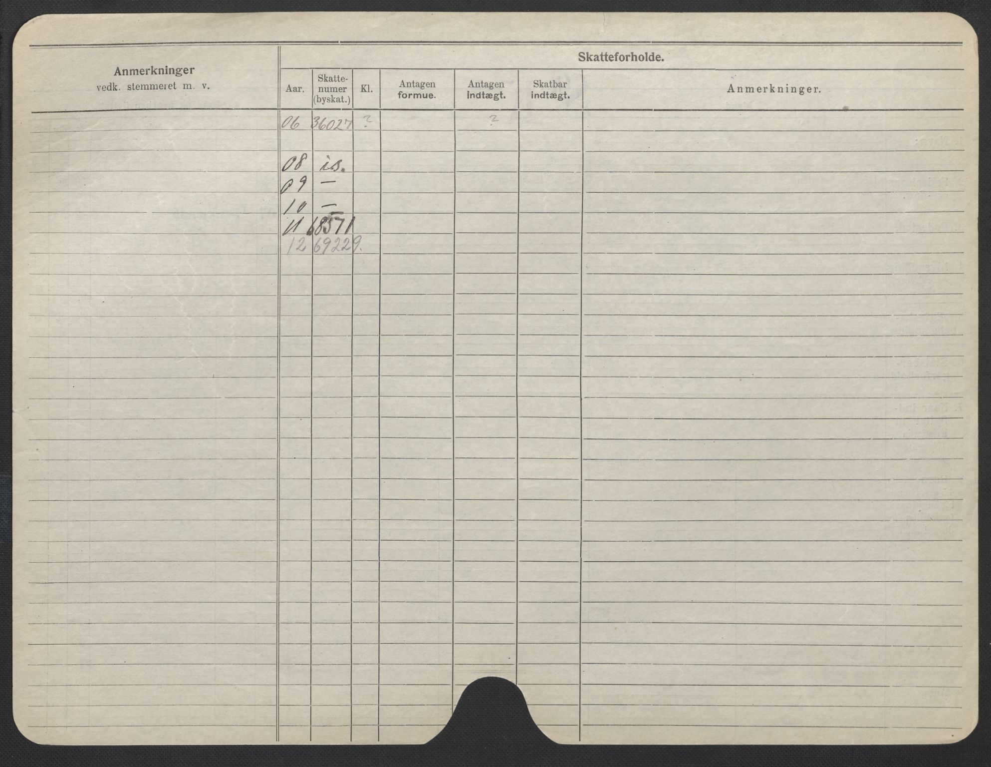 Oslo folkeregister, Registerkort, AV/SAO-A-11715/F/Fa/Fac/L0021: Kvinner, 1906-1914, s. 484b