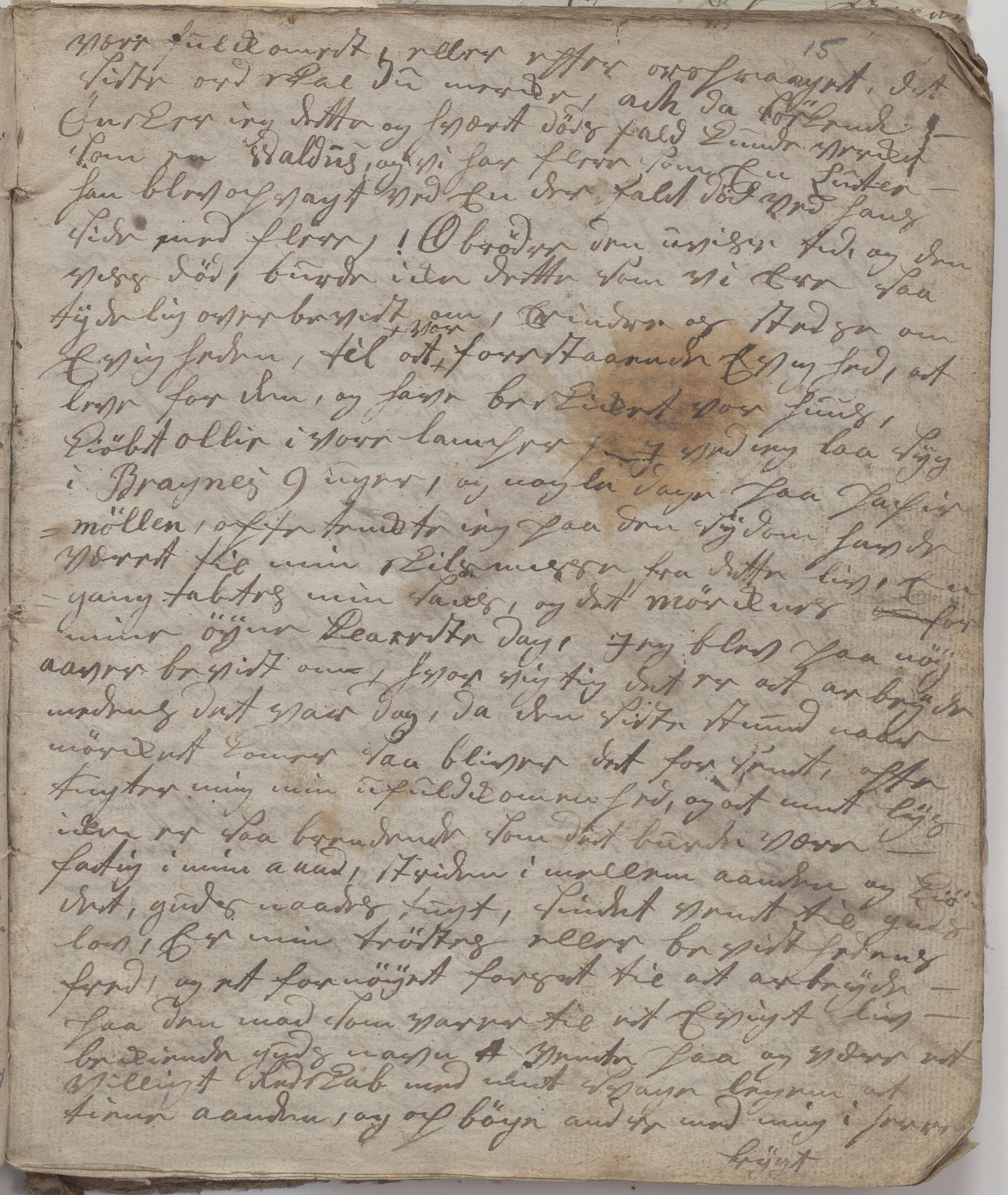 Heggtveitsamlingen, TMF/A-1007/H/L0047/0006: Kopibøker, brev etc.  / "Kopibok IV"/"MF IV", 1815-1819, s. 15