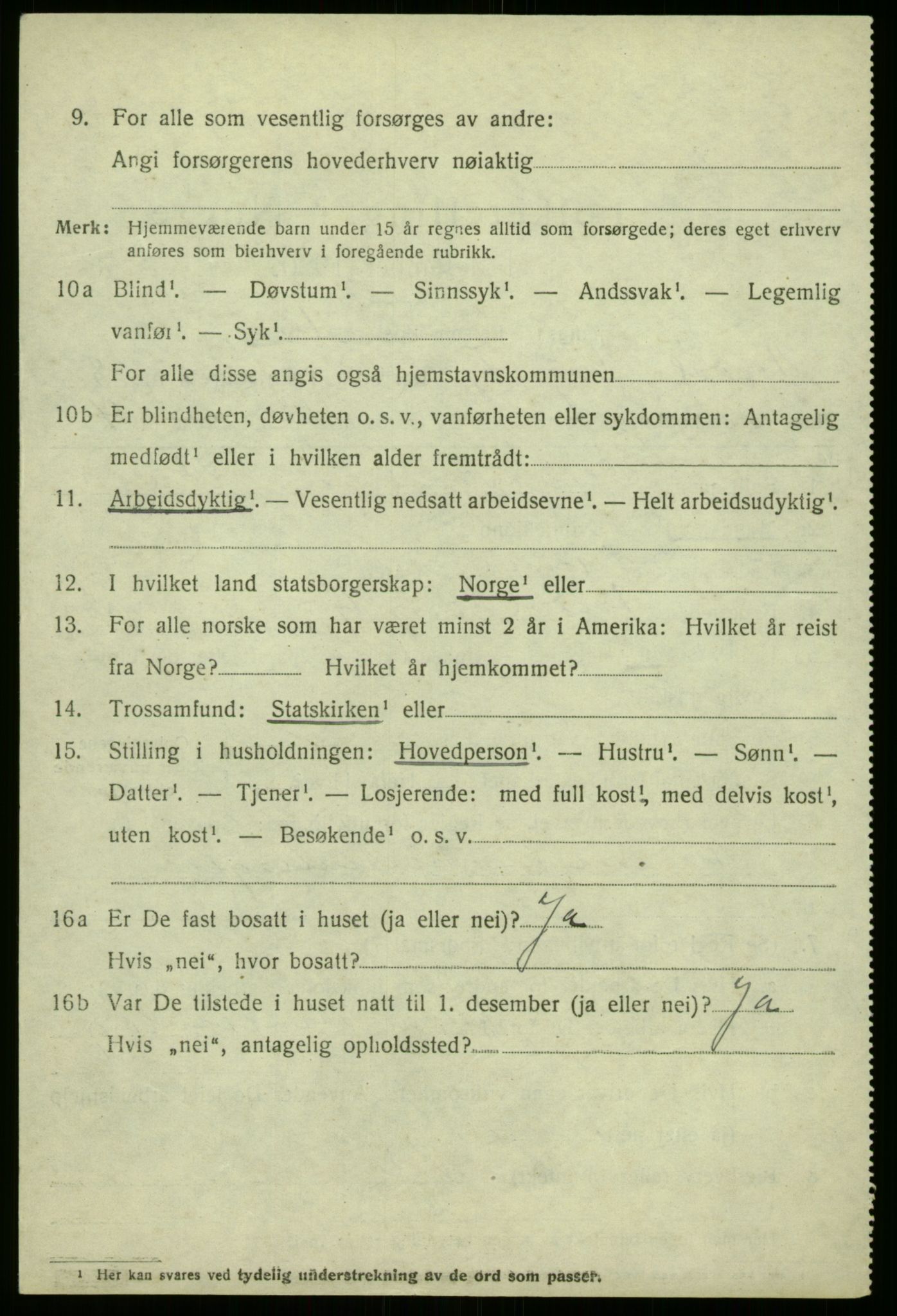 SAB, Folketelling 1920 for 1424 Årdal herred, 1920, s. 3618
