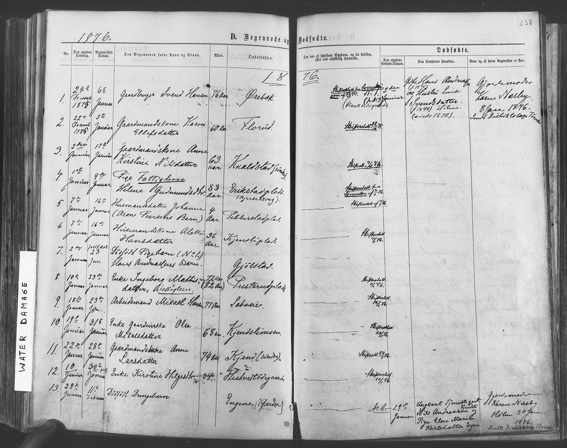 Vestby prestekontor Kirkebøker, SAO/A-10893/F/Fa/L0008: Ministerialbok nr. I 8, 1863-1877, s. 238