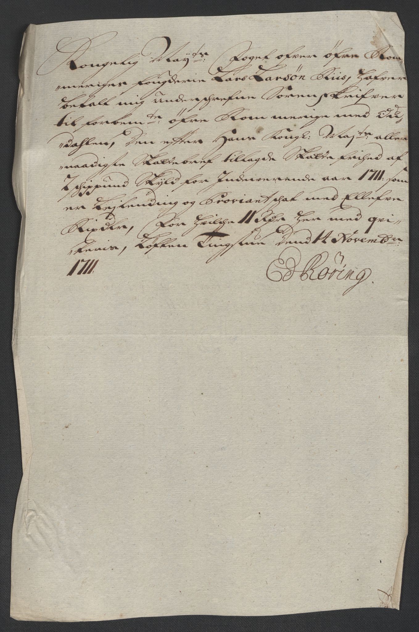 Rentekammeret inntil 1814, Reviderte regnskaper, Fogderegnskap, RA/EA-4092/R12/L0720: Fogderegnskap Øvre Romerike, 1710-1711, s. 476