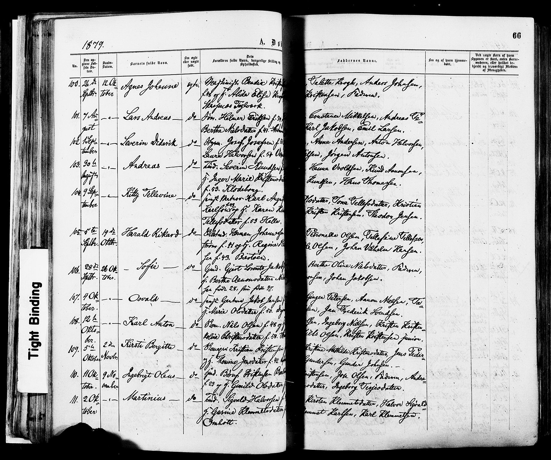 Øyestad sokneprestkontor, AV/SAK-1111-0049/F/Fa/L0016: Ministerialbok nr. A 16, 1874-1886, s. 66