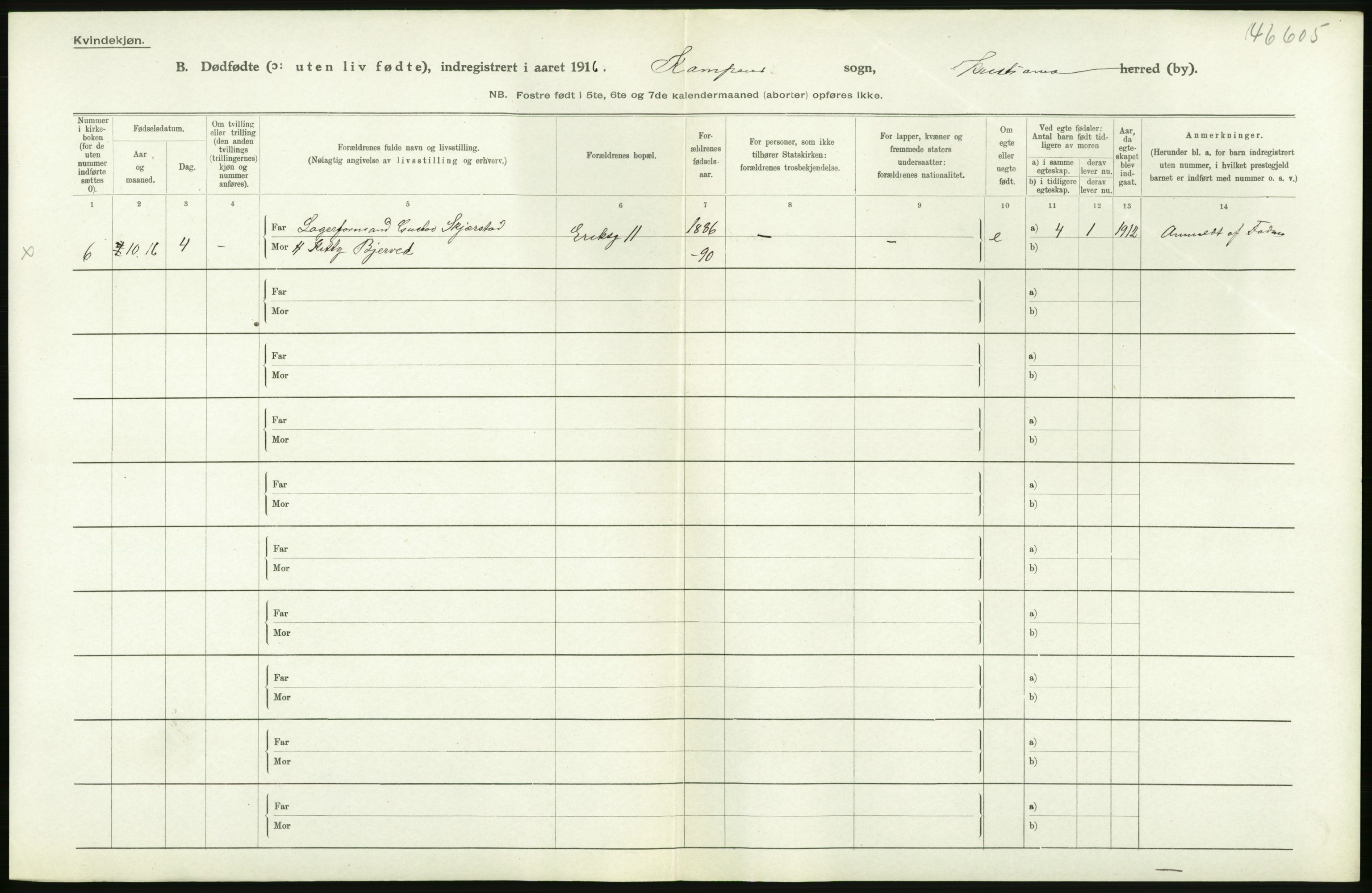 Statistisk sentralbyrå, Sosiodemografiske emner, Befolkning, AV/RA-S-2228/D/Df/Dfb/Dfbf/L0010: Kristiania: Døde, dødfødte., 1916, s. 588