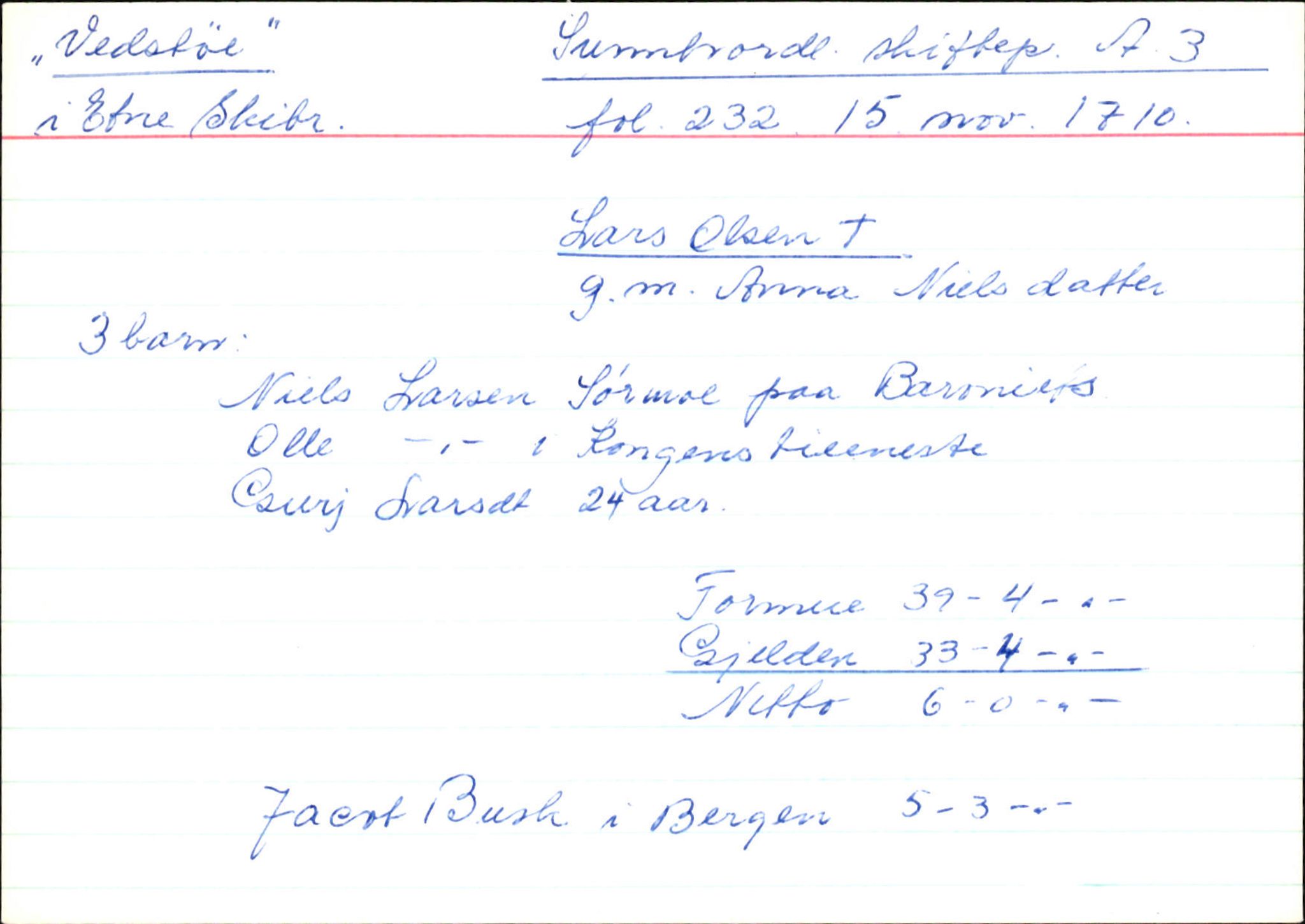 Skiftekort ved Statsarkivet i Bergen, SAB/SKIFTEKORT/004/L0002: Skifteprotokoll nr. 3, 1708-1717, s. 81