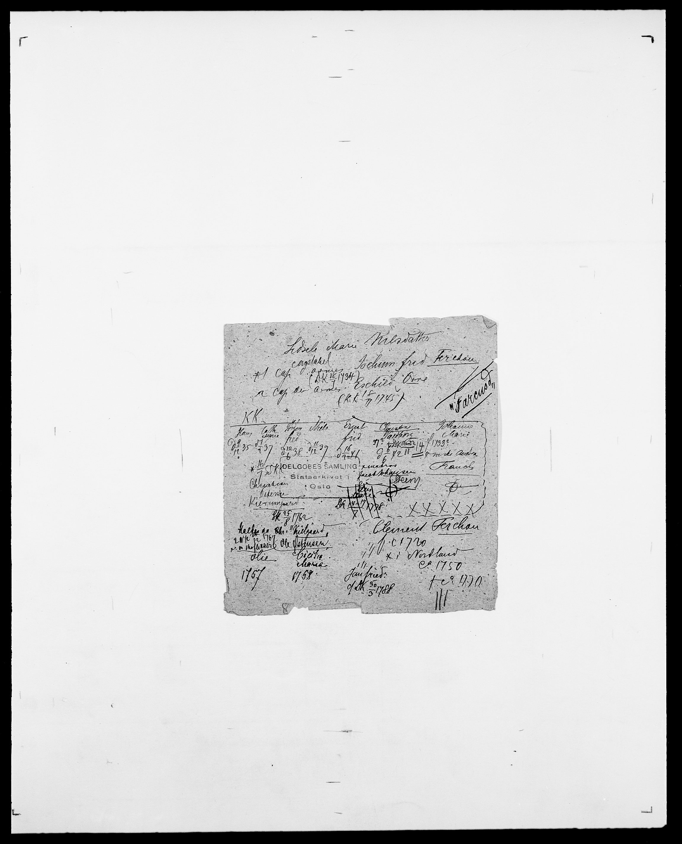 Delgobe, Charles Antoine - samling, AV/SAO-PAO-0038/D/Da/L0011: Fahlander - Flood, Flod, s. 368