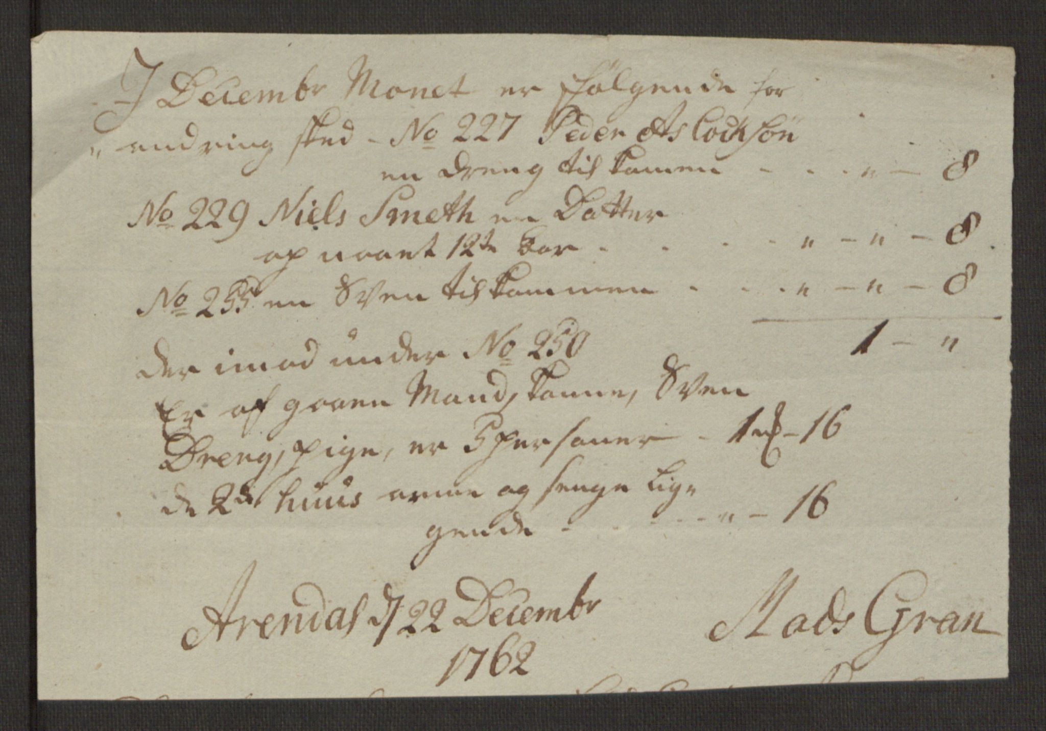 Rentekammeret inntil 1814, Reviderte regnskaper, Byregnskaper, AV/RA-EA-4066/R/Rl/L0230/0001: [L4] Kontribusjonsregnskap / Ekstraskatt, 1762-1764, s. 69