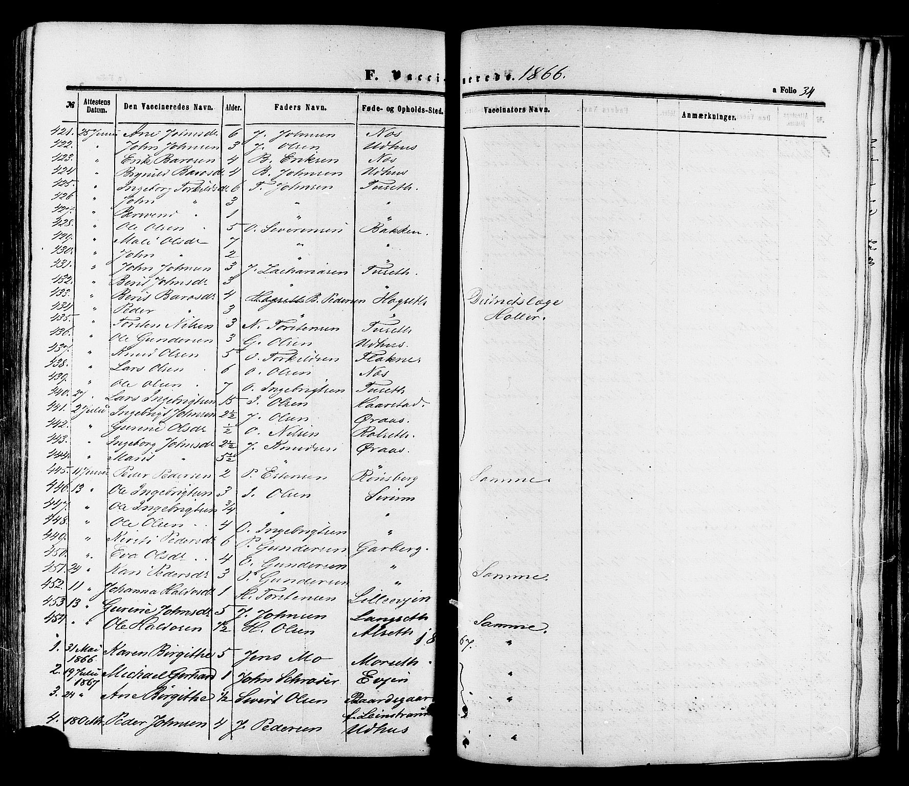 Ministerialprotokoller, klokkerbøker og fødselsregistre - Sør-Trøndelag, AV/SAT-A-1456/695/L1147: Ministerialbok nr. 695A07, 1860-1877, s. 34