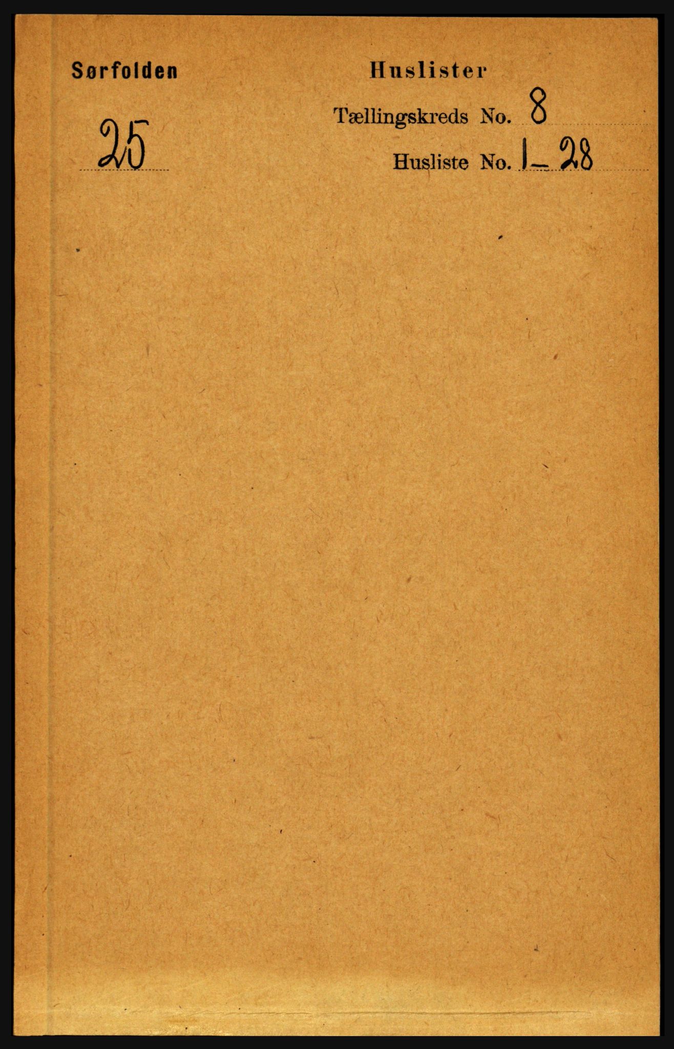 RA, Folketelling 1891 for 1845 Sørfold herred, 1891, s. 2522