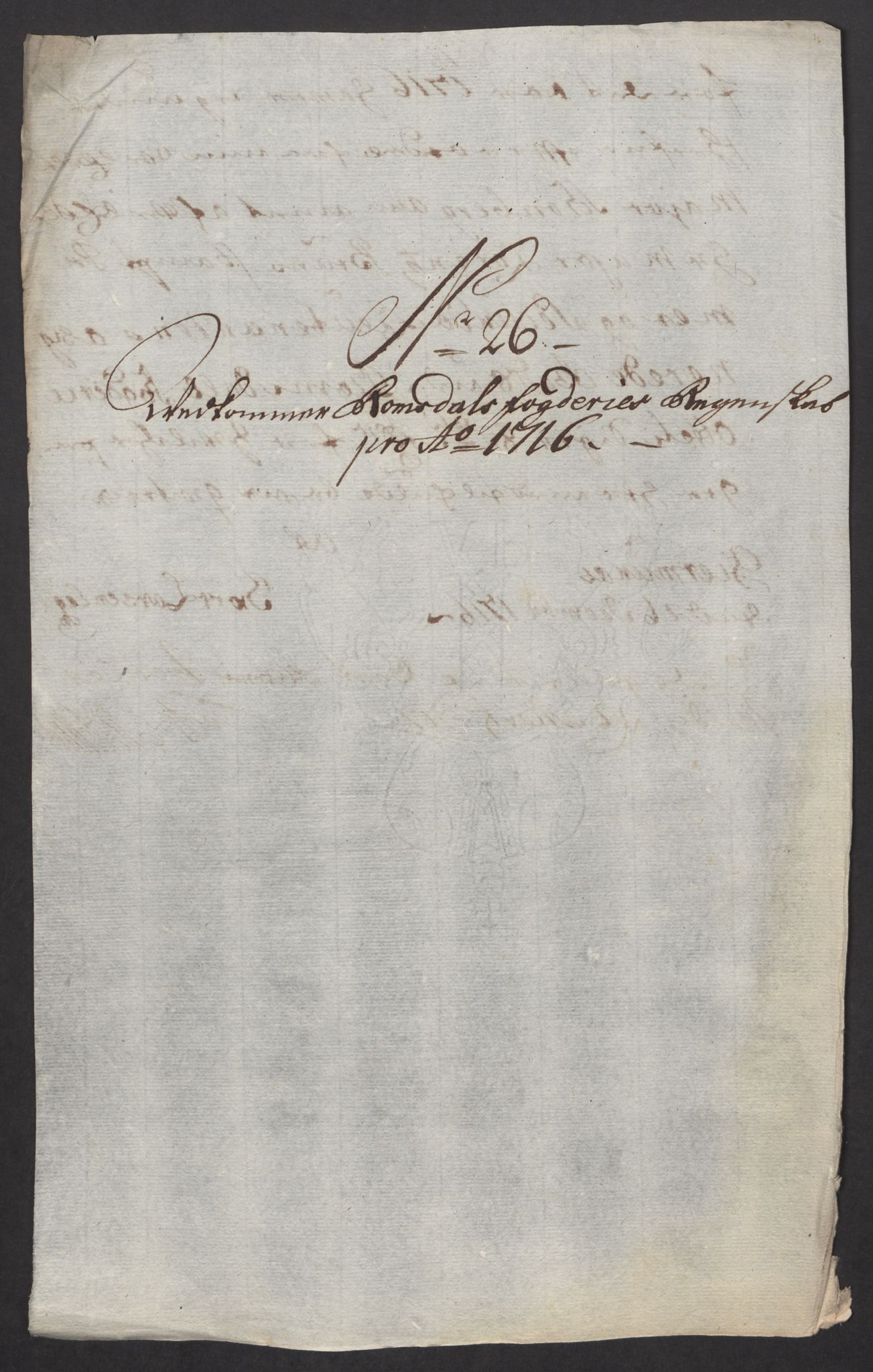 Rentekammeret inntil 1814, Reviderte regnskaper, Fogderegnskap, RA/EA-4092/R55/L3663: Fogderegnskap Romsdal, 1715-1716, s. 435